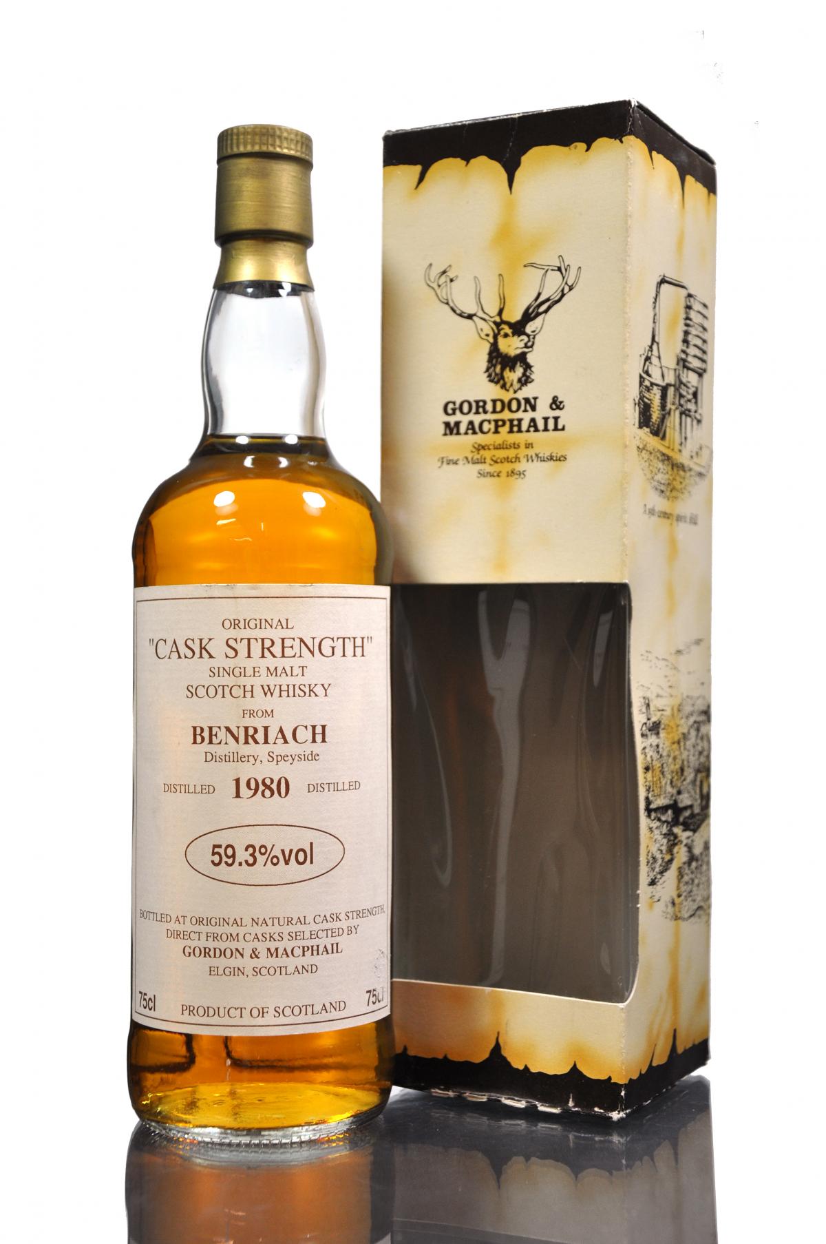 Benriach 1980 - Gordon & MacPhail - Cask Strength