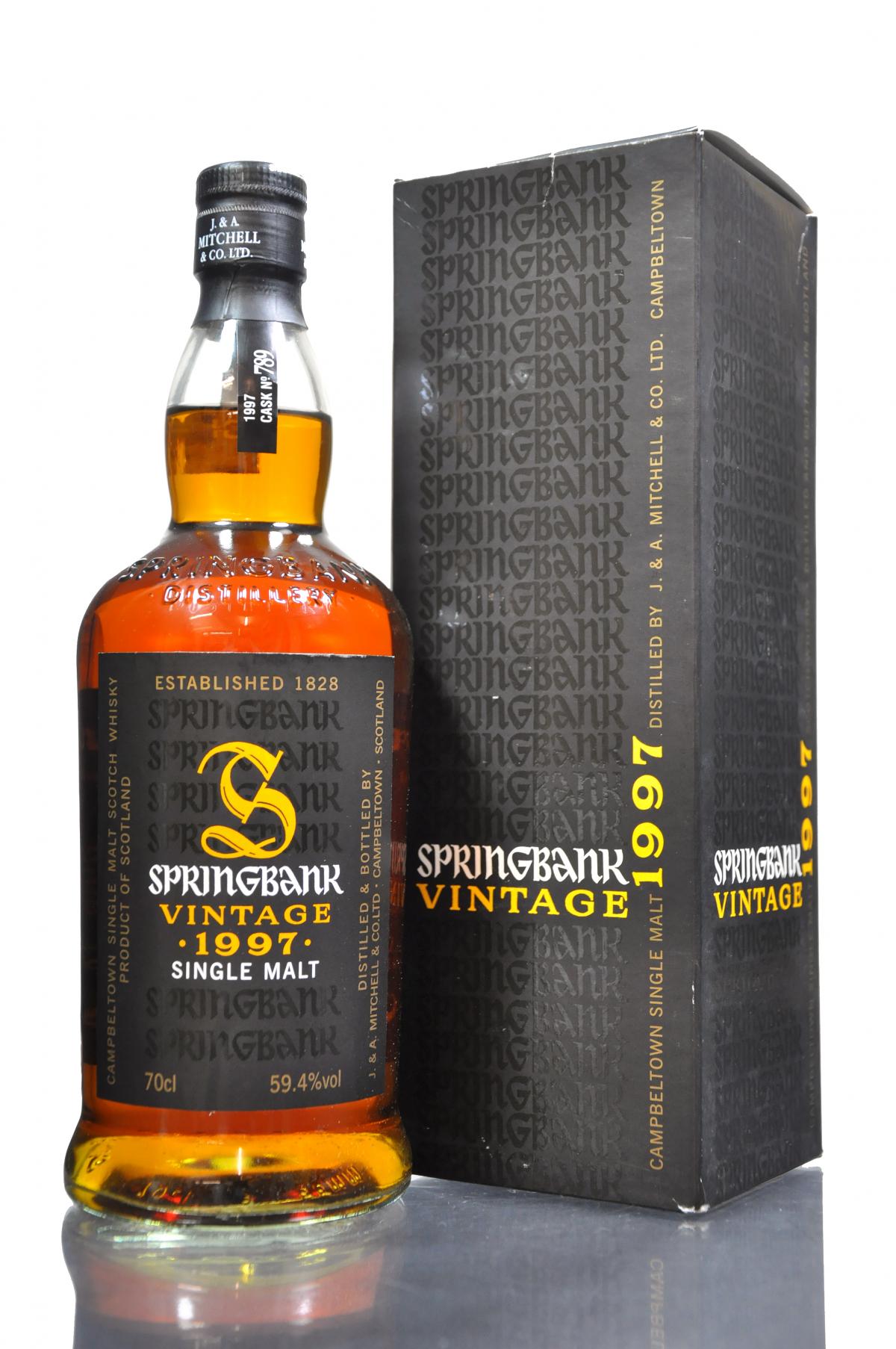 Springbank 1997-2008 - Exclusively For Oddbins - Single Cask 789