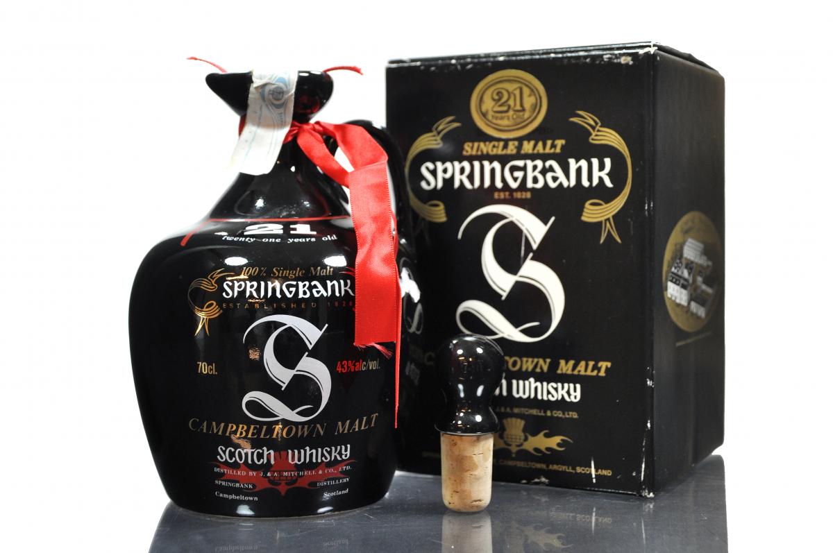 Springbank 21 Year Old - 1990s - Ceramic Decanter
