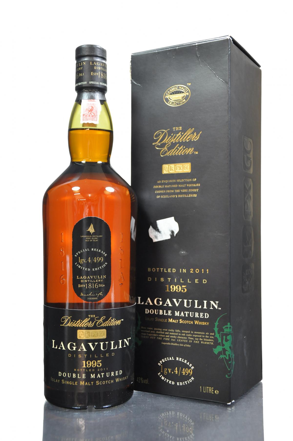 Lagavulin 1995 - Distillers Edition - 1 Litre