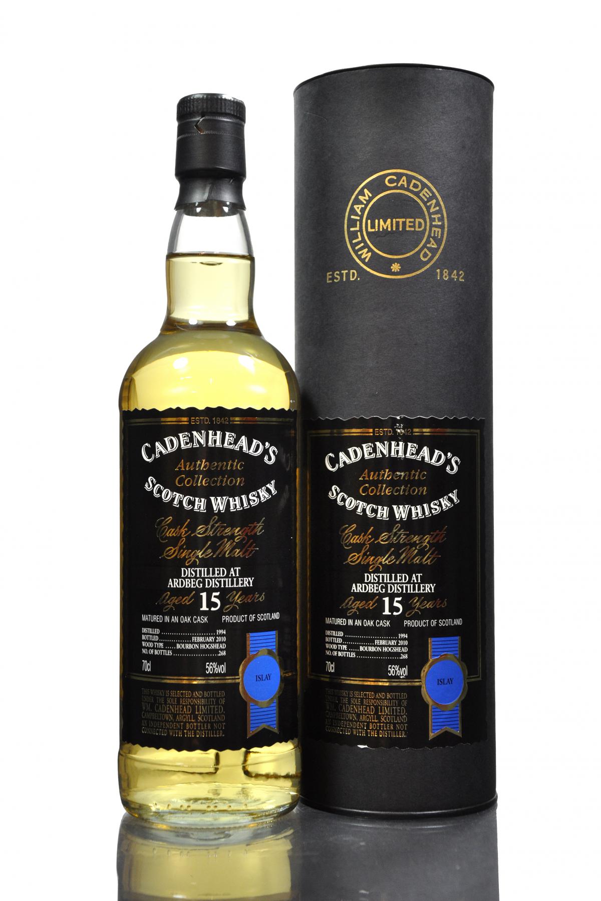 Ardbeg 1994-2010 - 15 Year Old - Cadenhead Authentic Collection