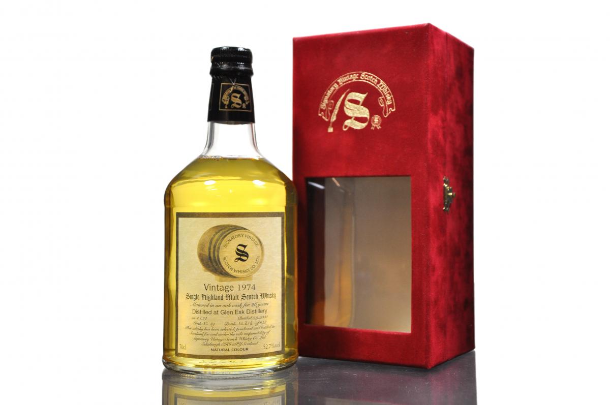 Glenesk 1974-2000 - 26 Year Old - Signatory Vintage