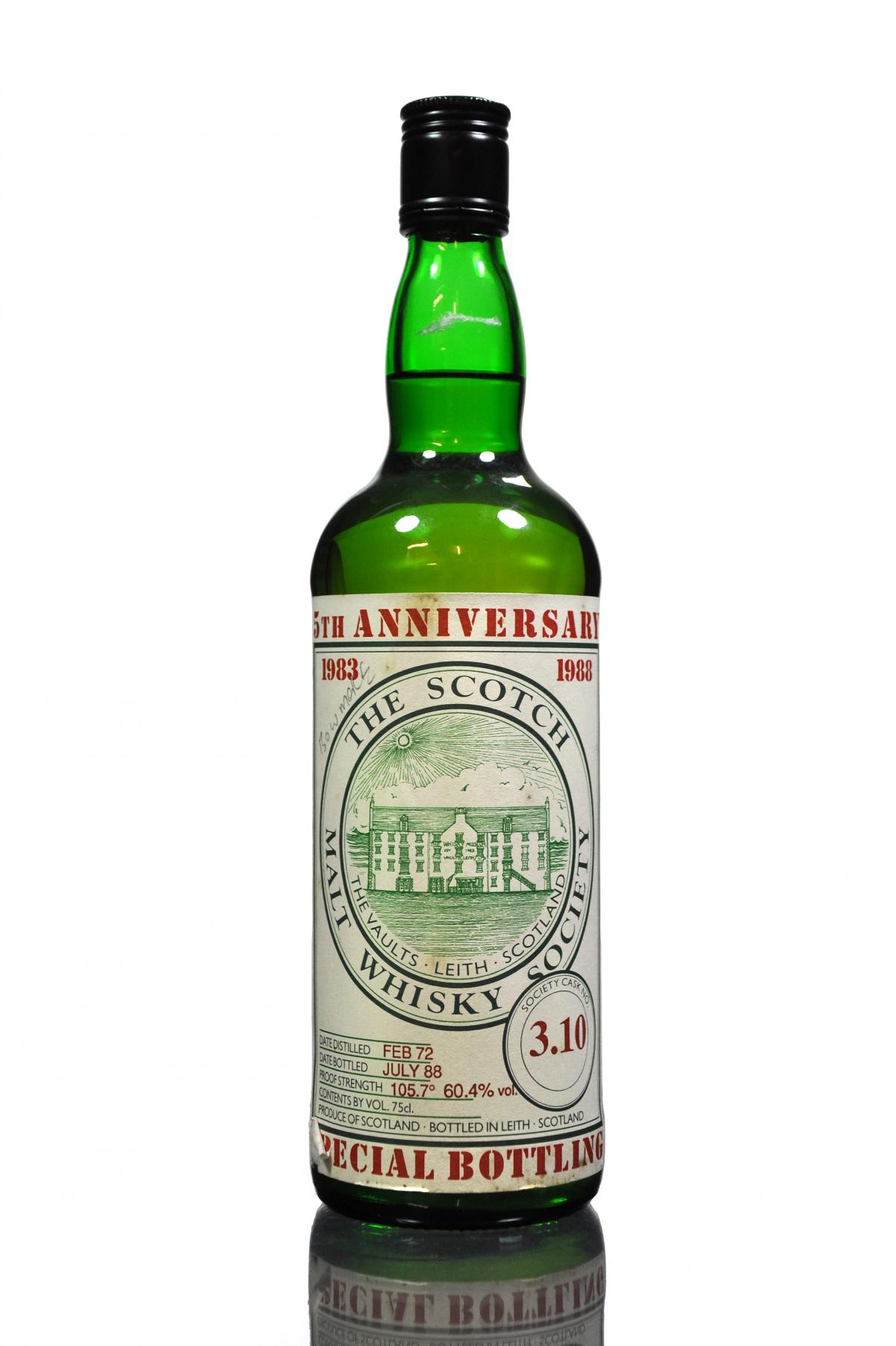 Bowmore 1972-1988 - SMWS 3.10 - 5th Anniversary Special Bottling