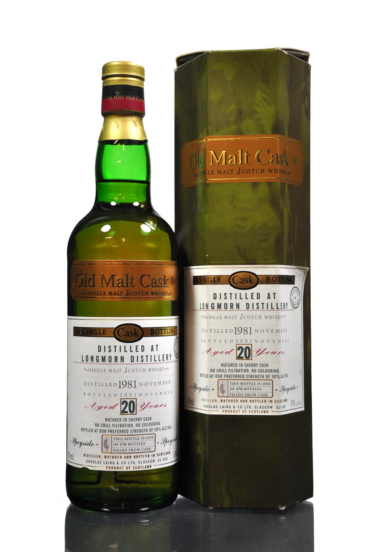 Longmorn 1981-2001 - 20 Year Old - Douglas Laing - Old Malt Cask