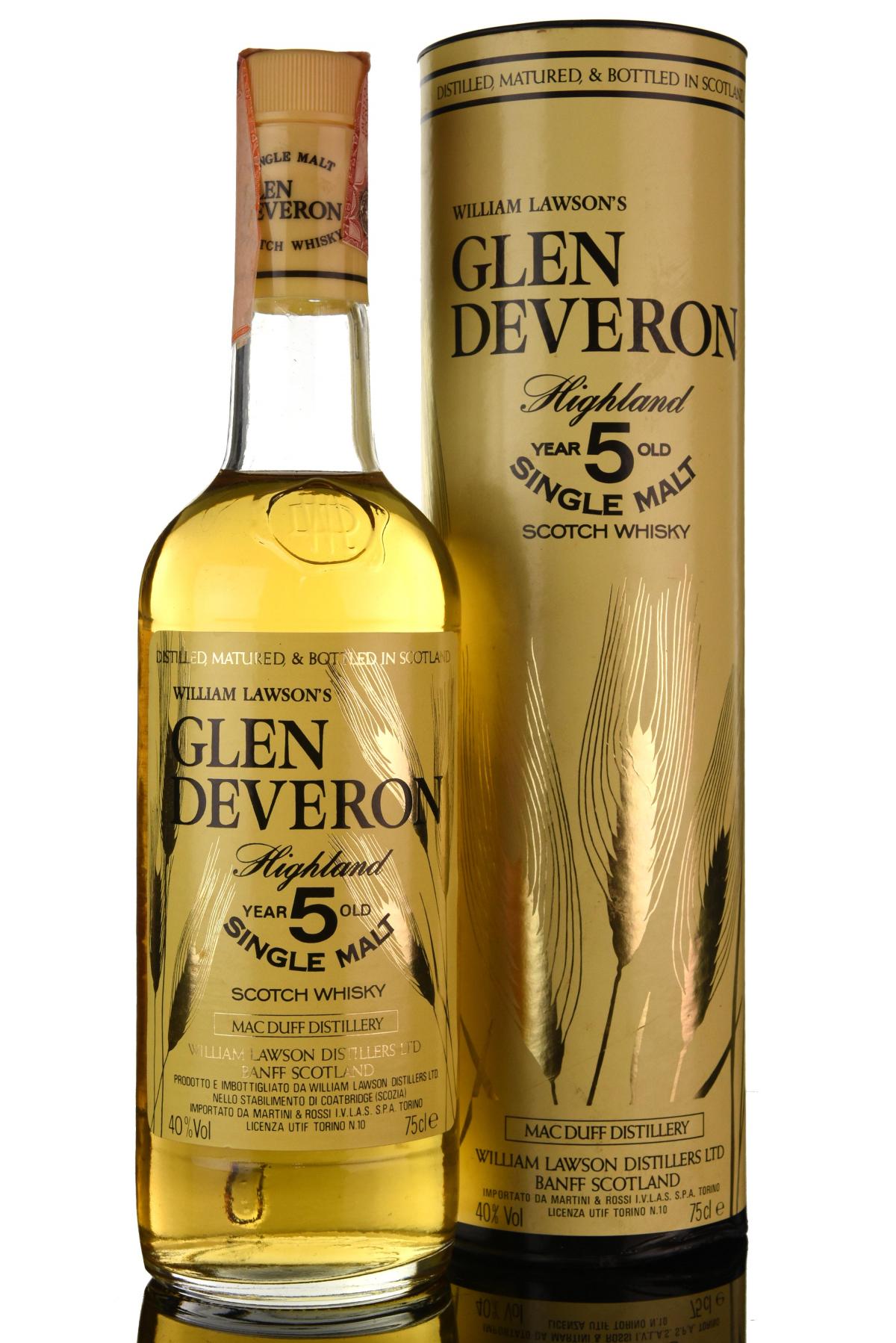 Glen Deveron 5 Year Old - 1980s