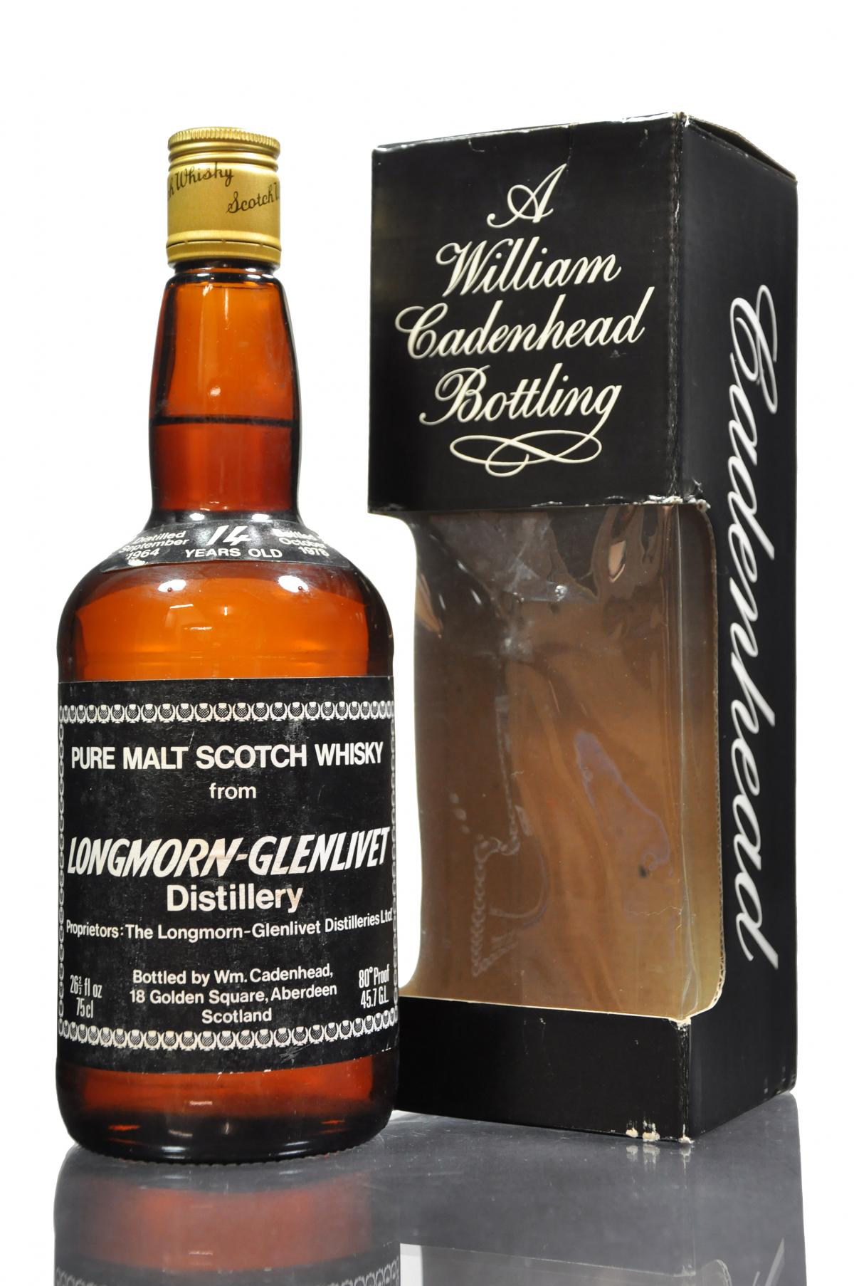 Longmorn-Glenlivet 1964-1978 - 14 Year Old - Cadenhead Dumpy
