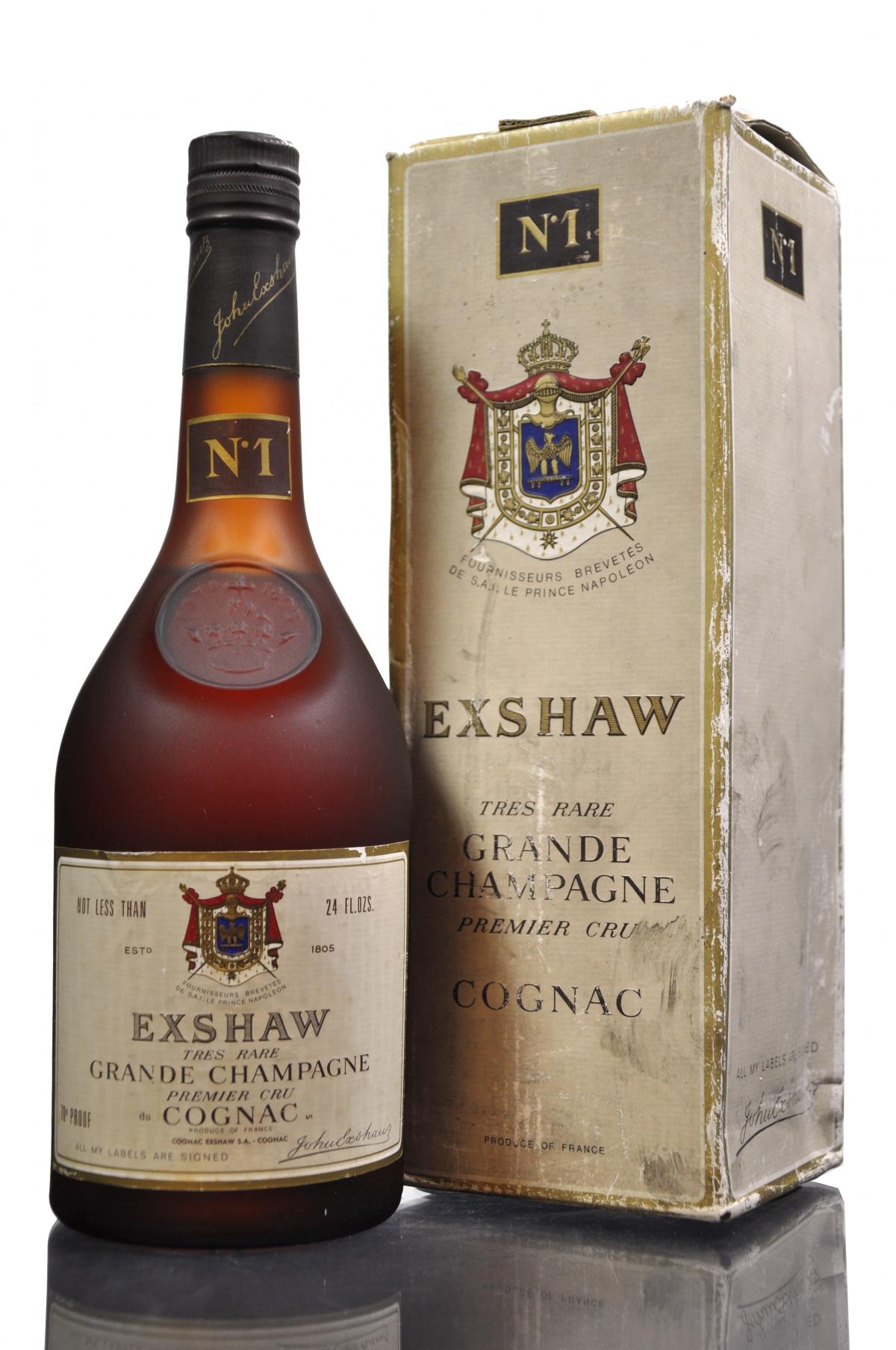 Exshaw Grand Champagne Cognac - 1970s