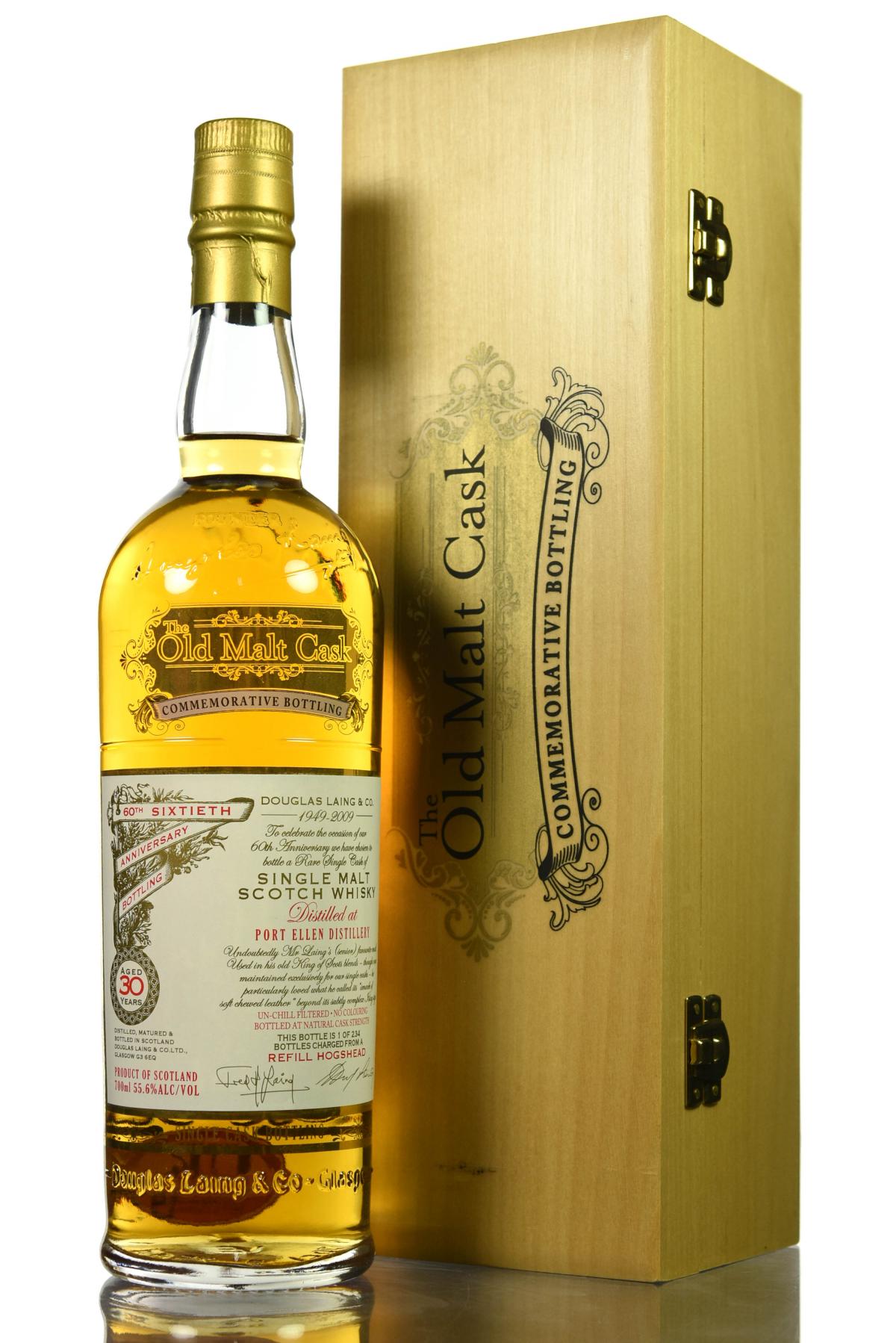 Port Ellen 30 Year Old - Douglas Laing - Old Malt Cask - 60th Anniversary