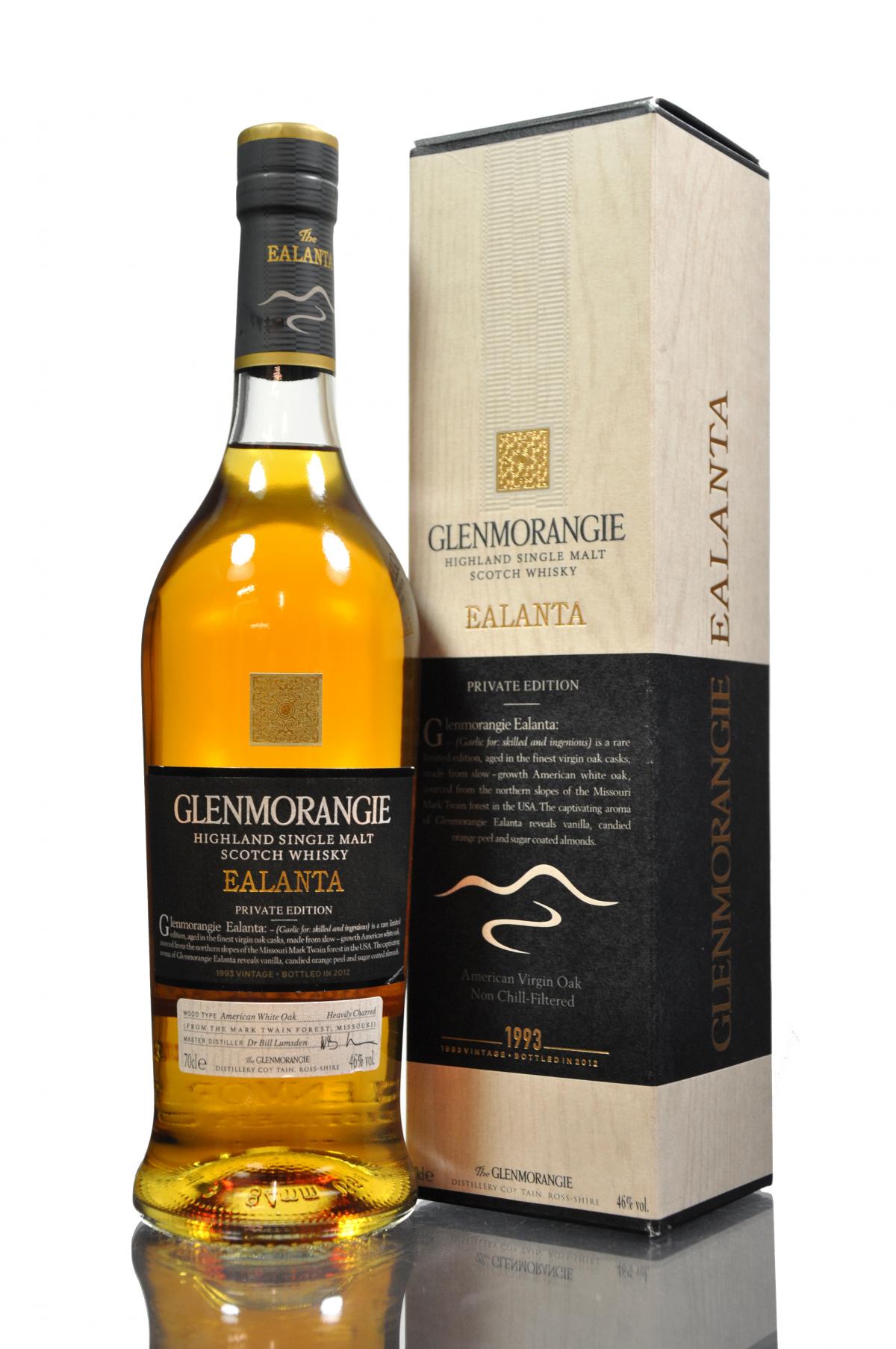 Glenmorangie 1993-2012 - Ealanta Private Edition - 4th release