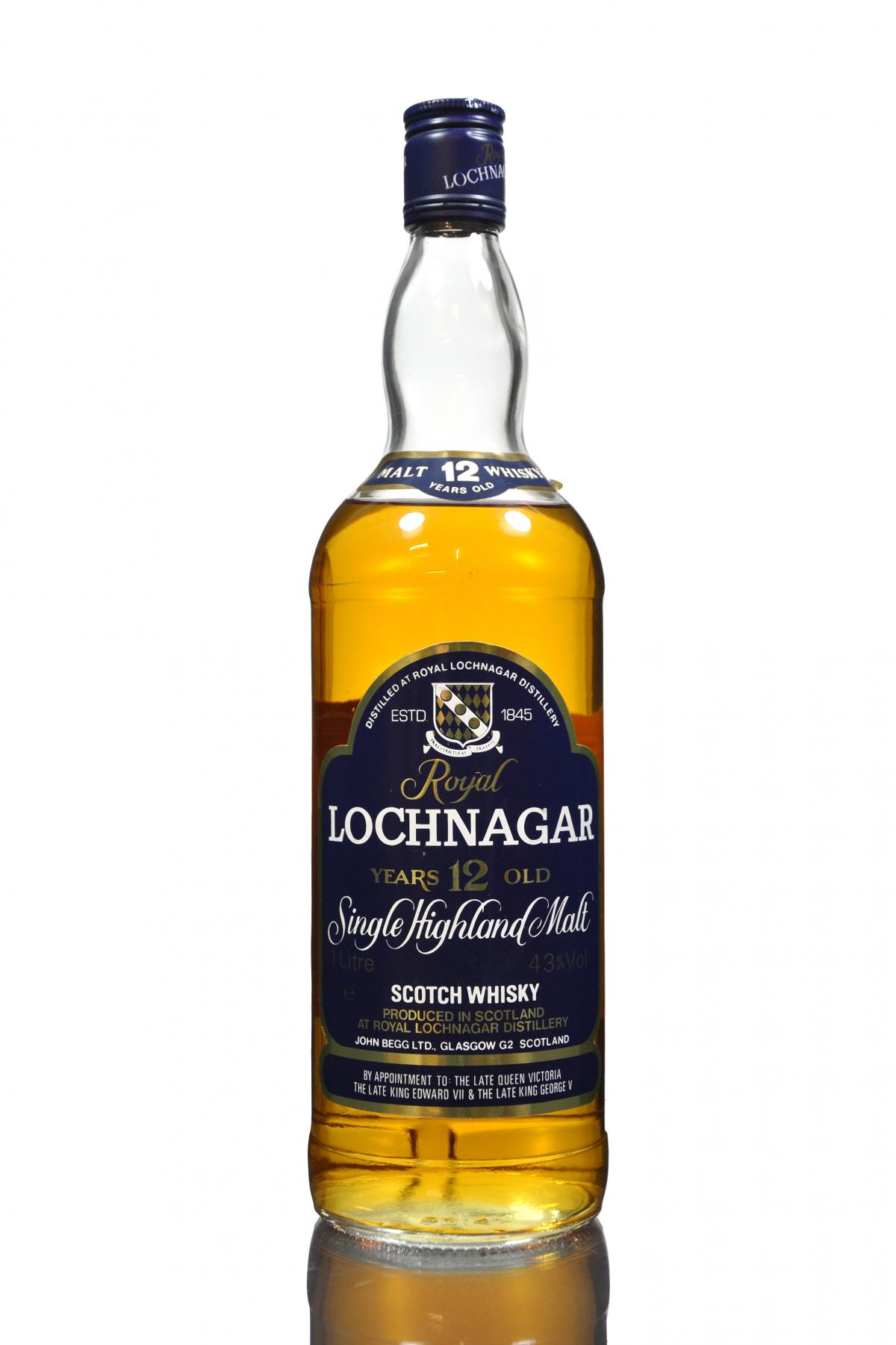 Royal Lochnagar 12 Year Old - 1980s - 1 Litre