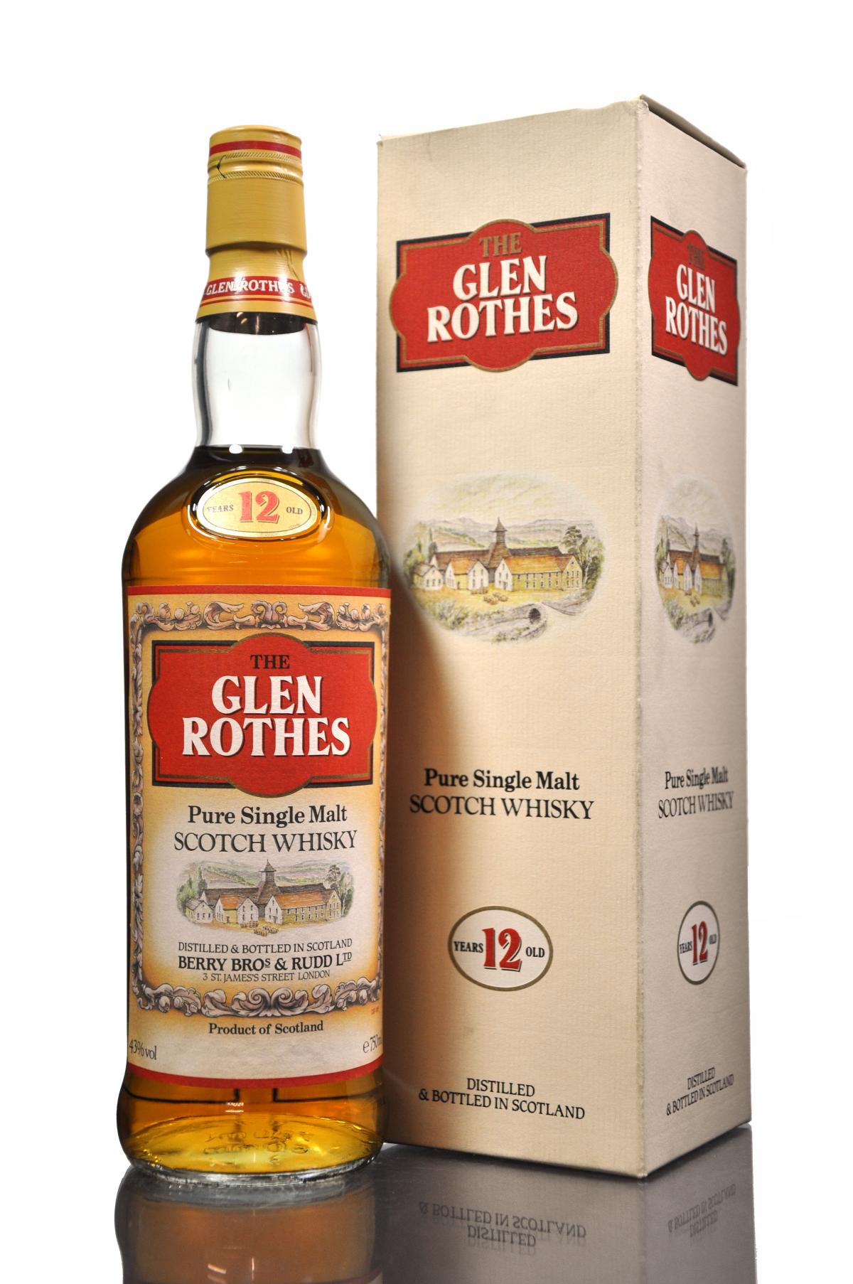 Glen Rothes 12 Year Old - 1980s