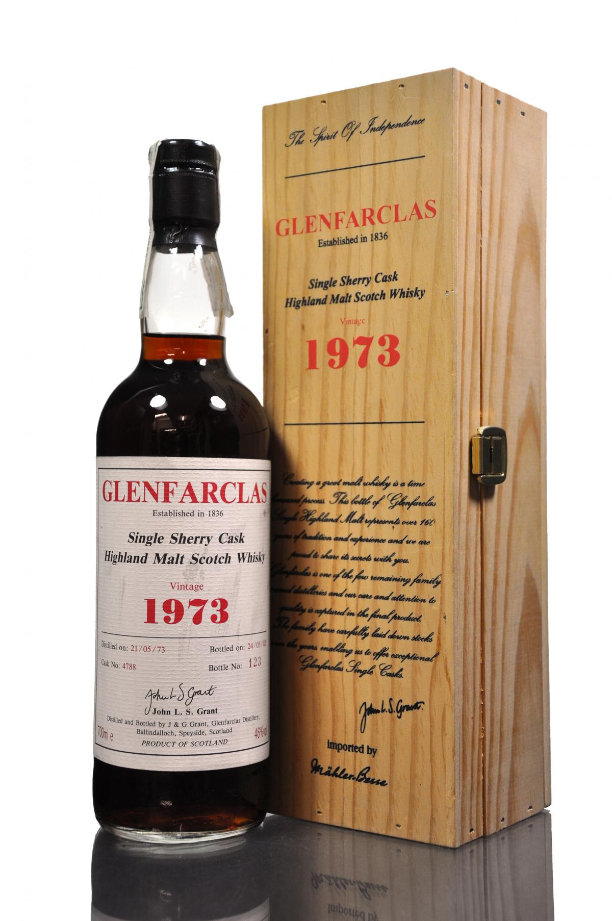 Glenfarclas 1973-2002 - Single Sherry Cask 4788