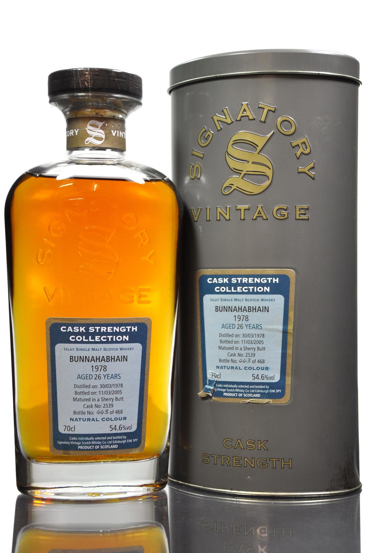 Bunnahabhain 1978-2005 - 26 Year Old - Signatory Vintage