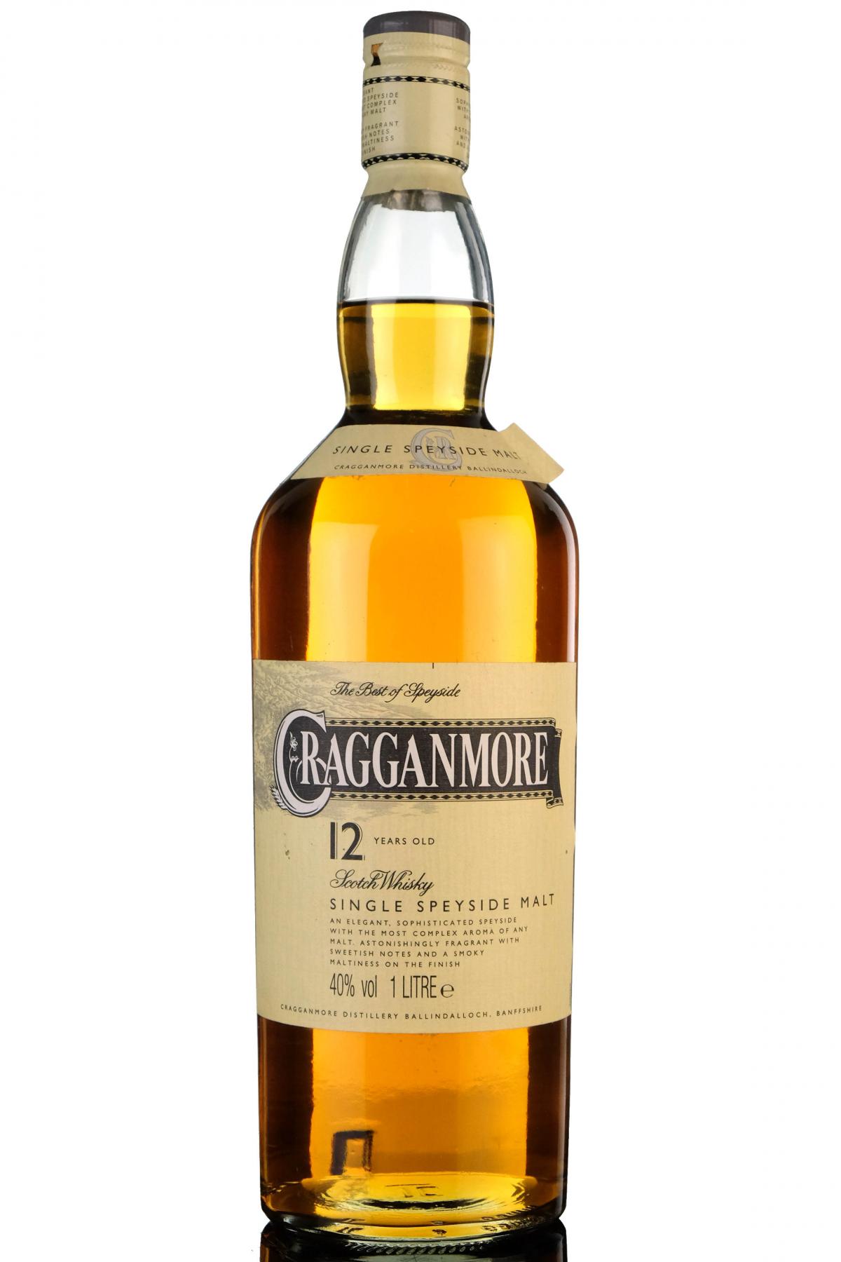 Cragganmore 12 Year Old - 1 Litre