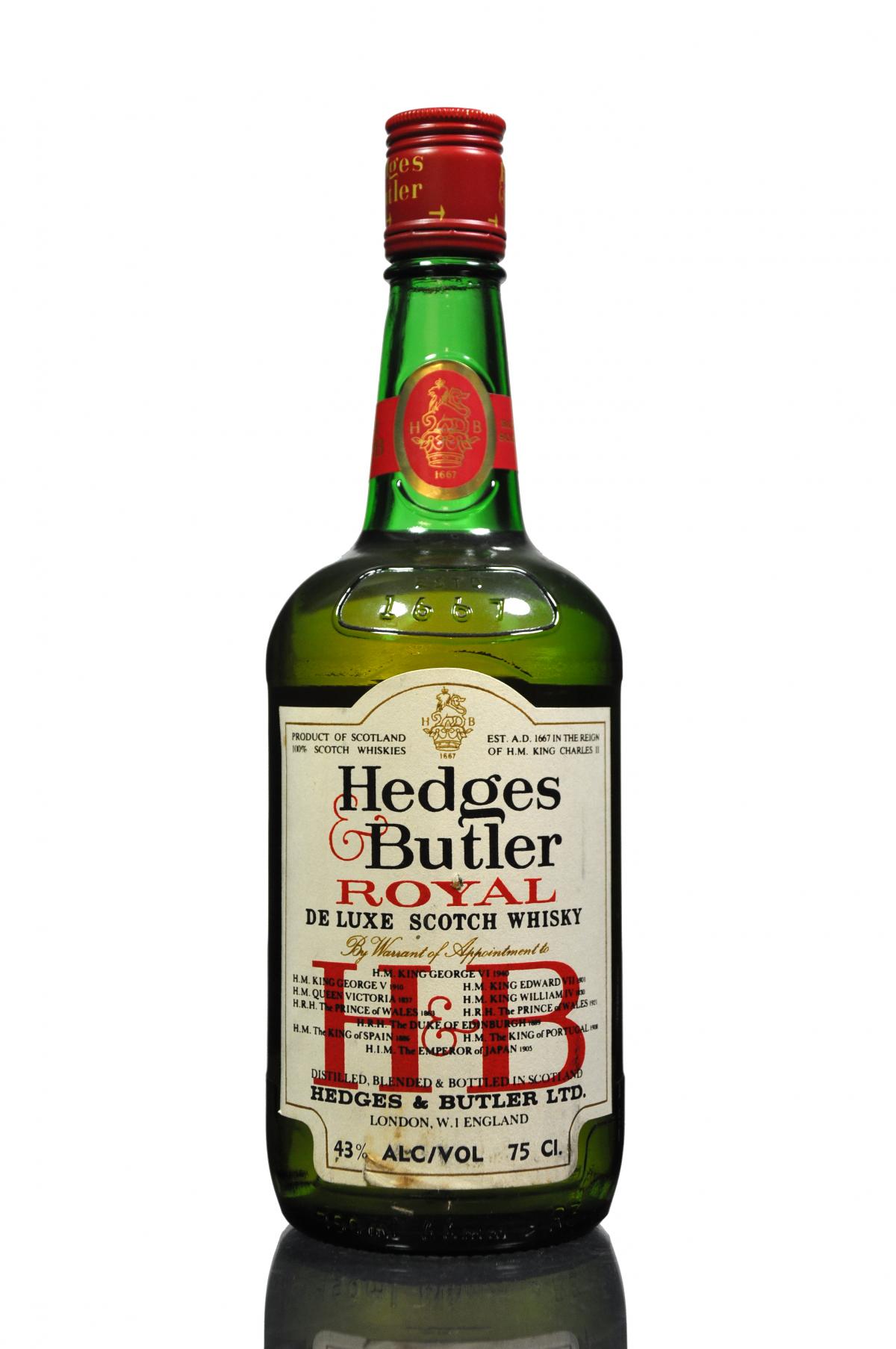 Hedges & Butler Royal - 1980s