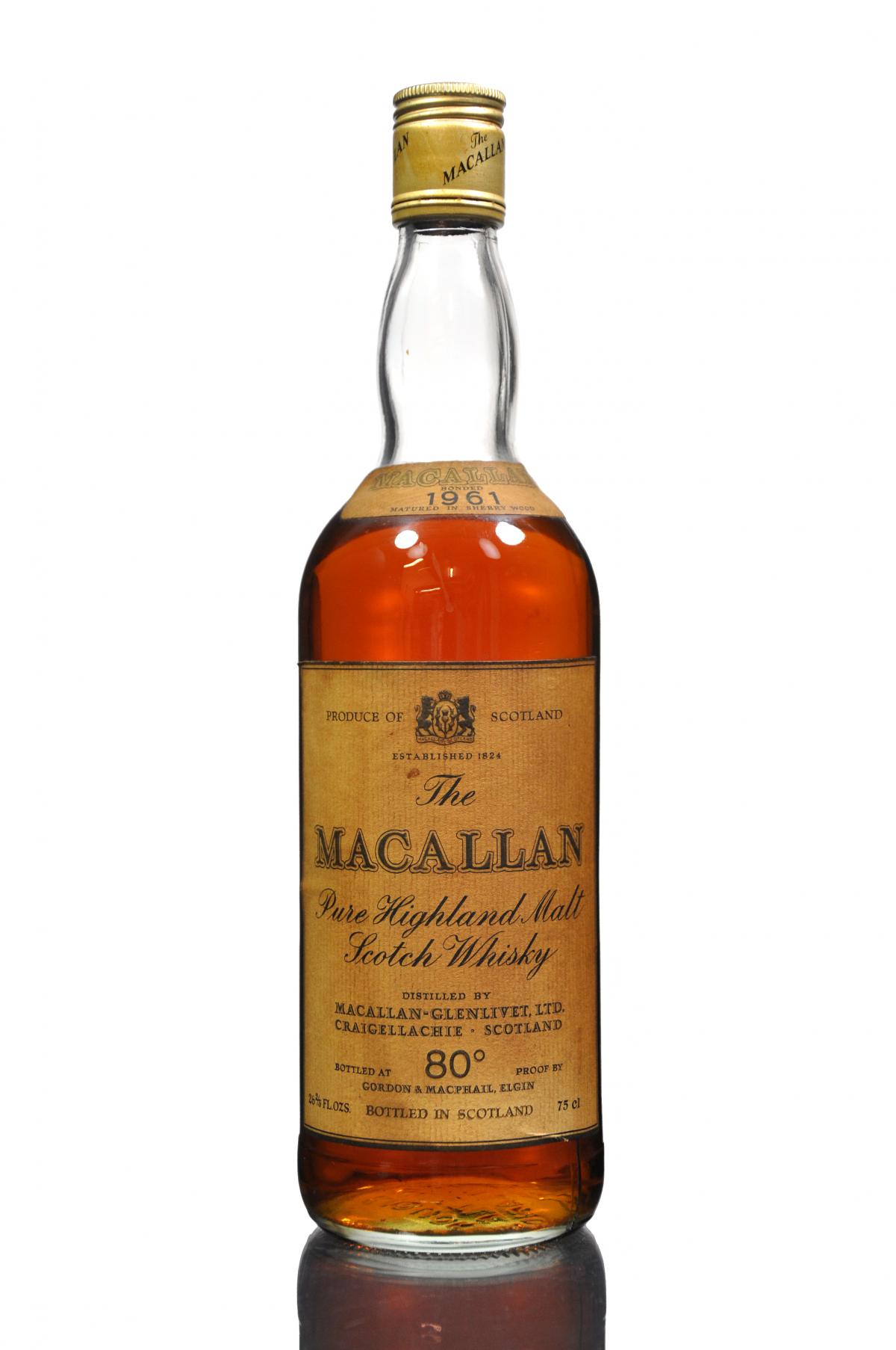 Macallan 1961 - Gordon & MacPhail - 1970s