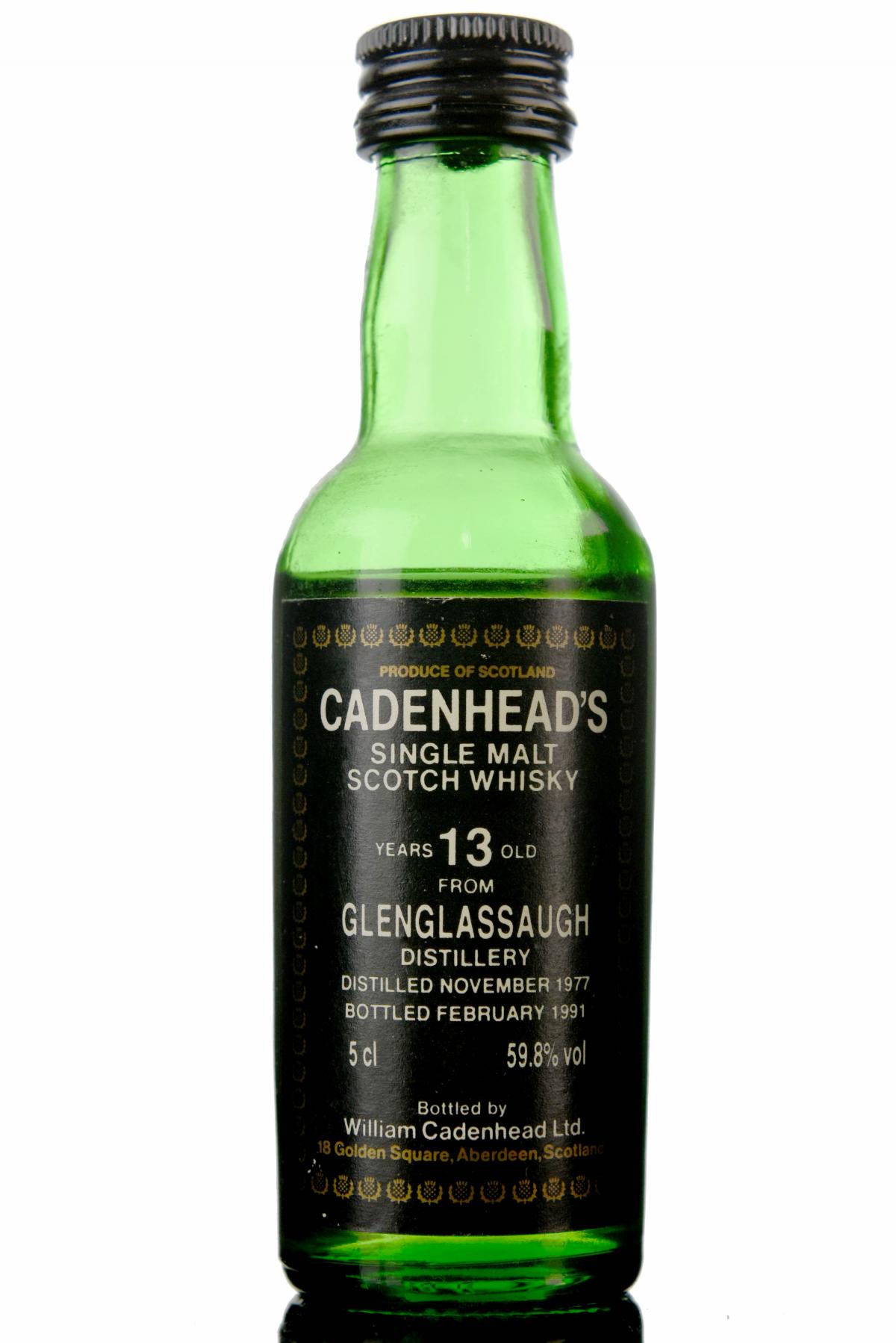 Glenglassaugh 1977-1991 - 13 Year Old - Cadenhead Miniature