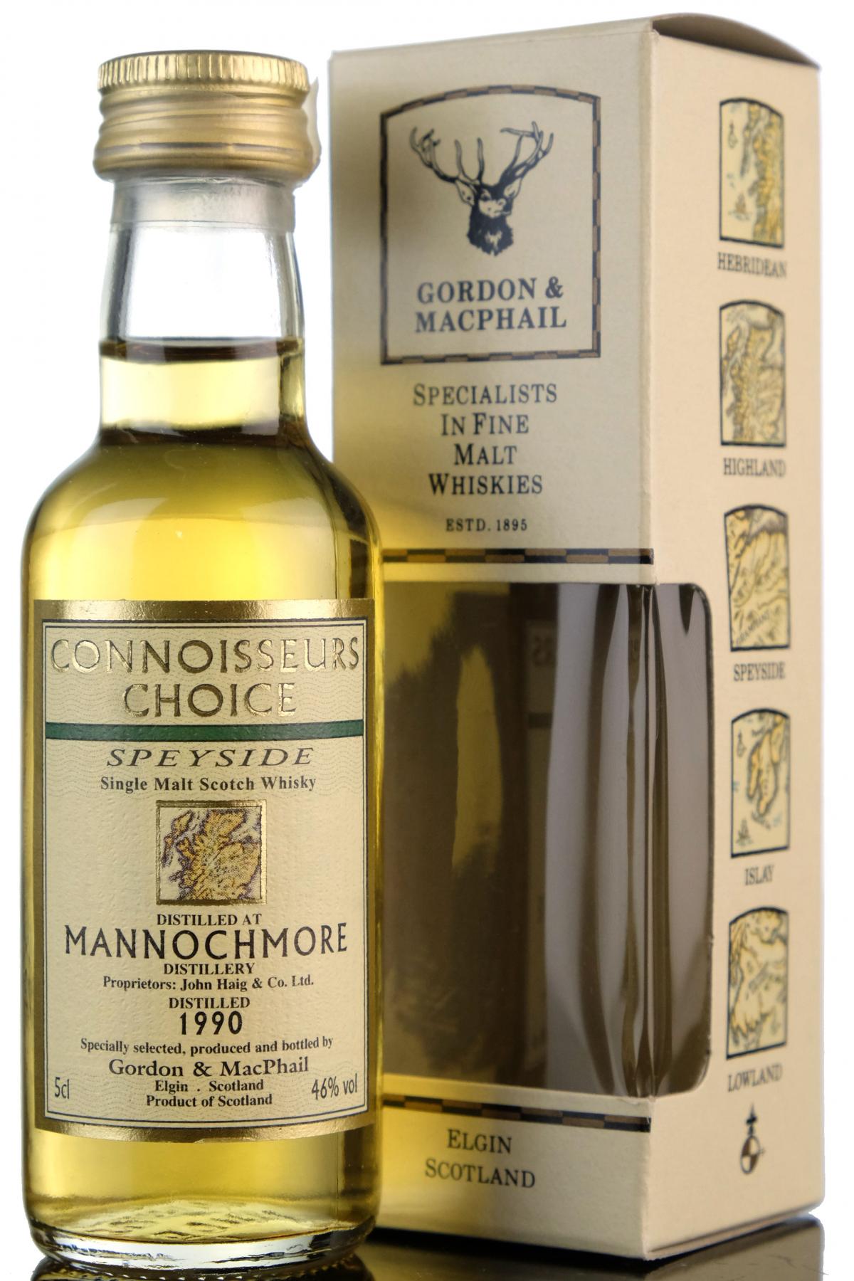 Mannochmore 1990 - Connoisseurs Choice Miniature