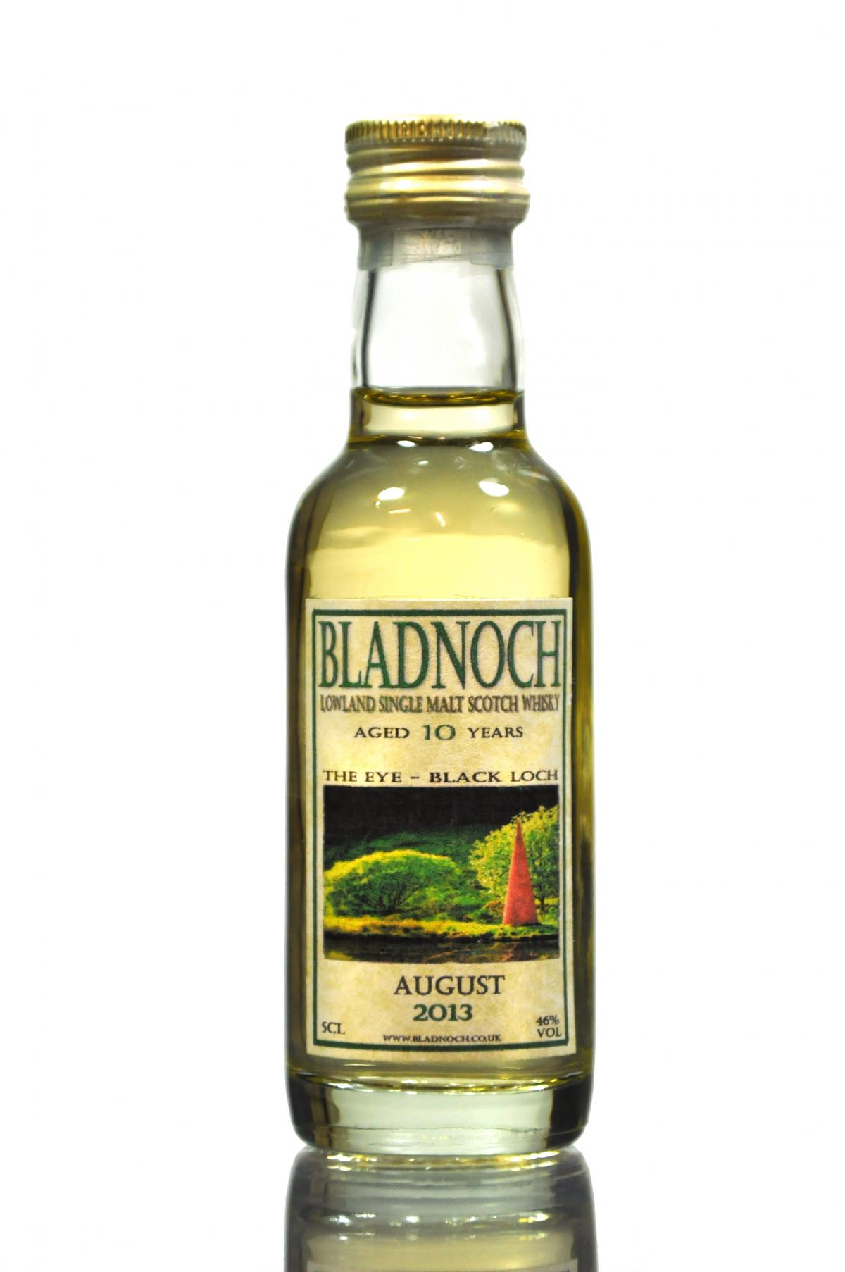 Bladnoch 10 Year Old - August 2013 - The Eye - Black Loch - Miniature