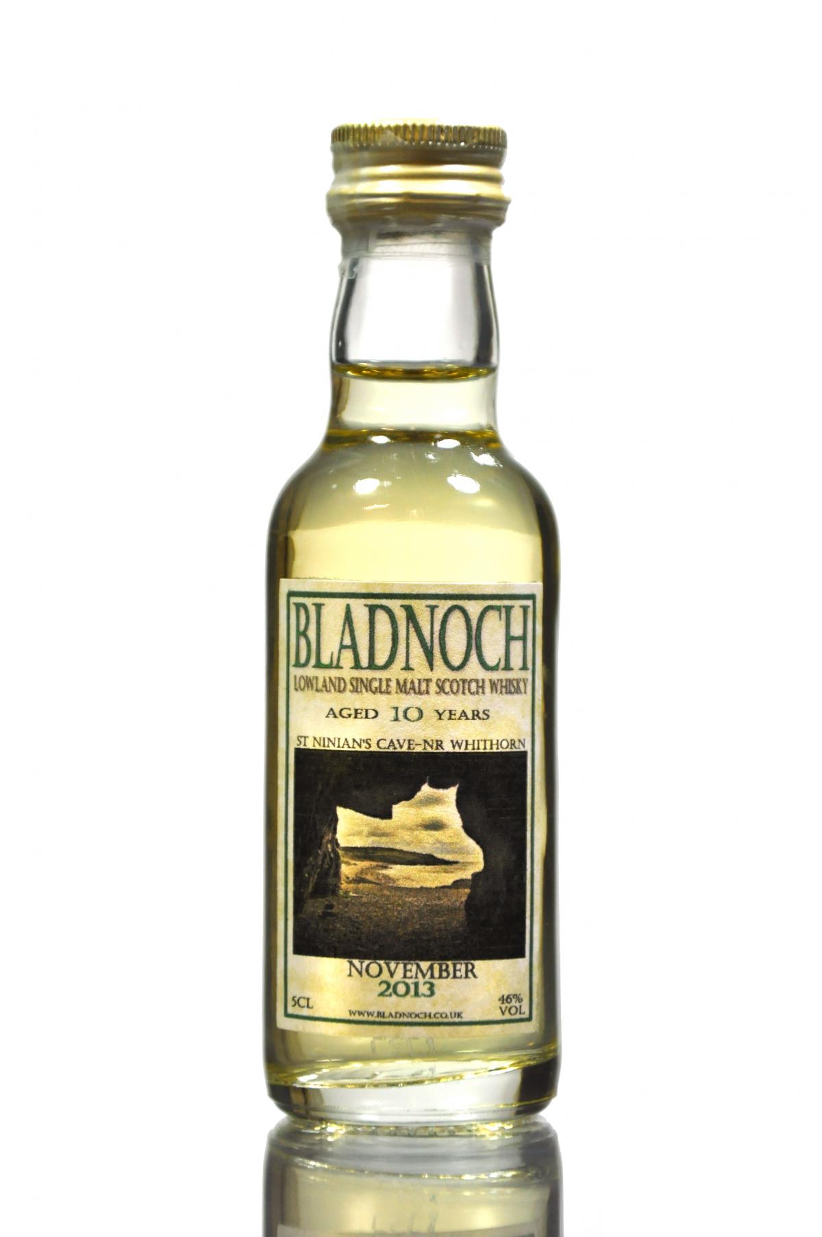 Bladnoch 10 Year Old -  November 2013 - St Ninians Cave - Nr Whithorn - Miniature