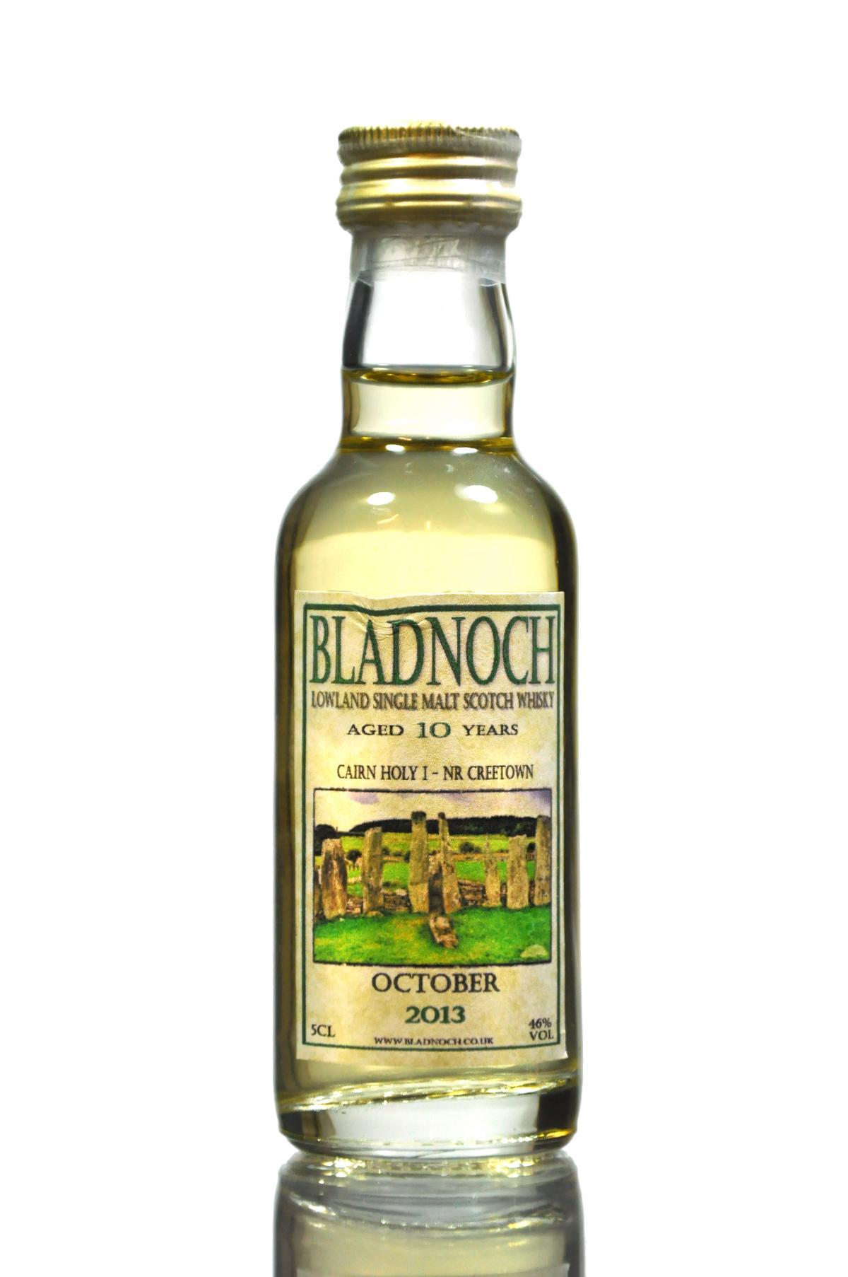 Bladnoch 10 Year Old - October 2013 - Cairn Holy I Nr Creetown - Miniature