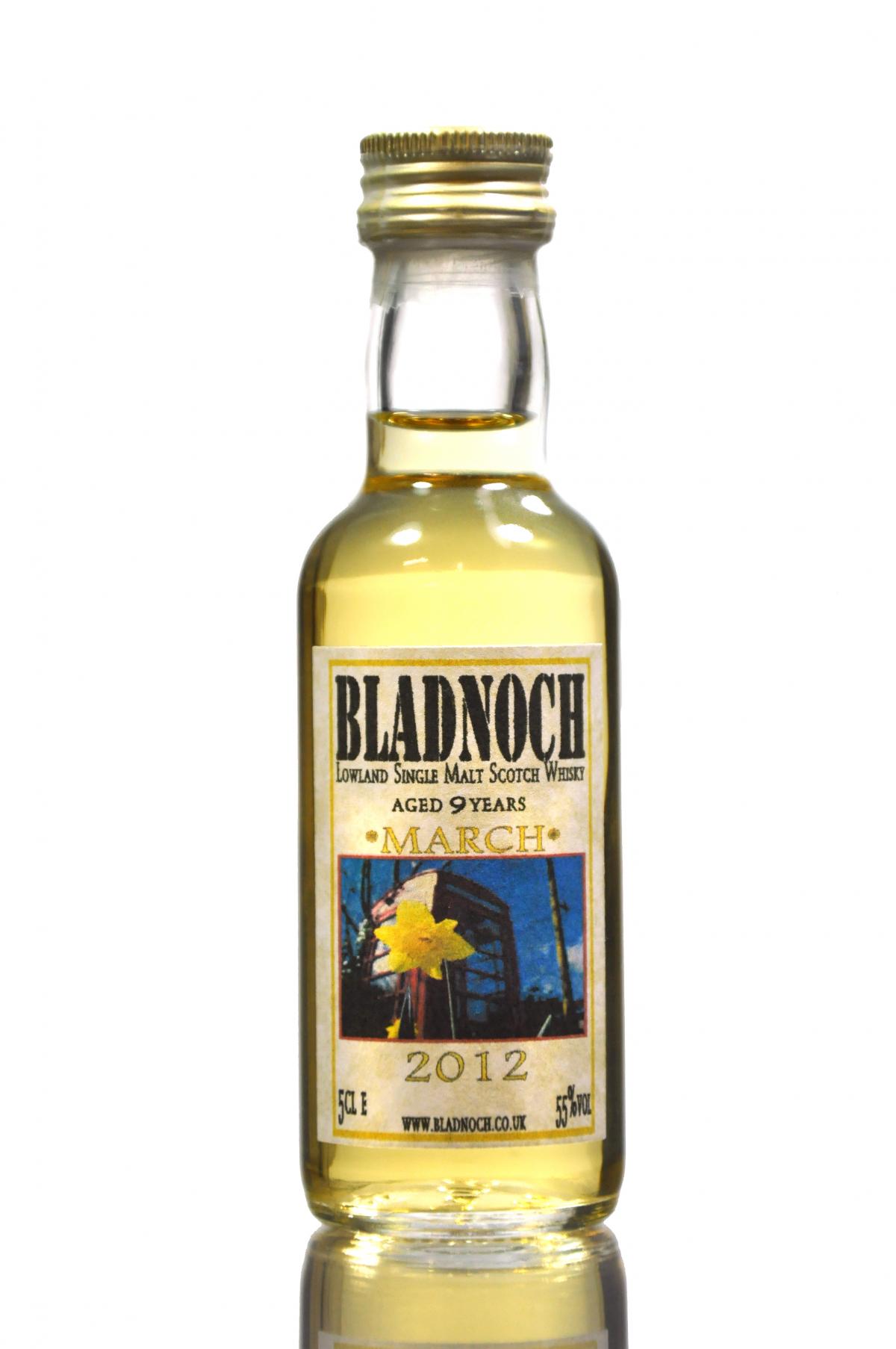 Bladnoch 9 Year Old - March 2012 - Miniature