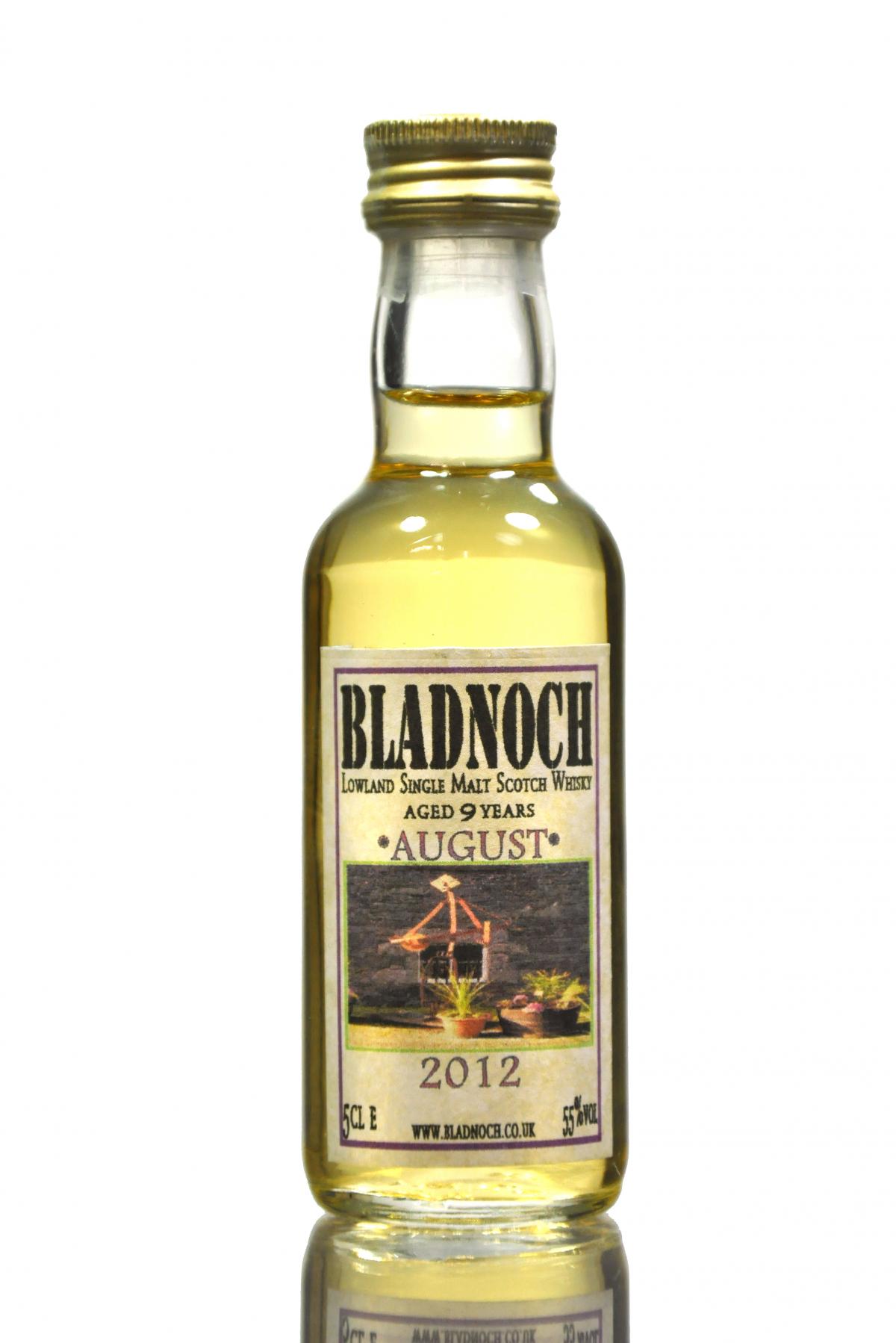 Bladnoch 9 Year Old - August 2012 - Miniature