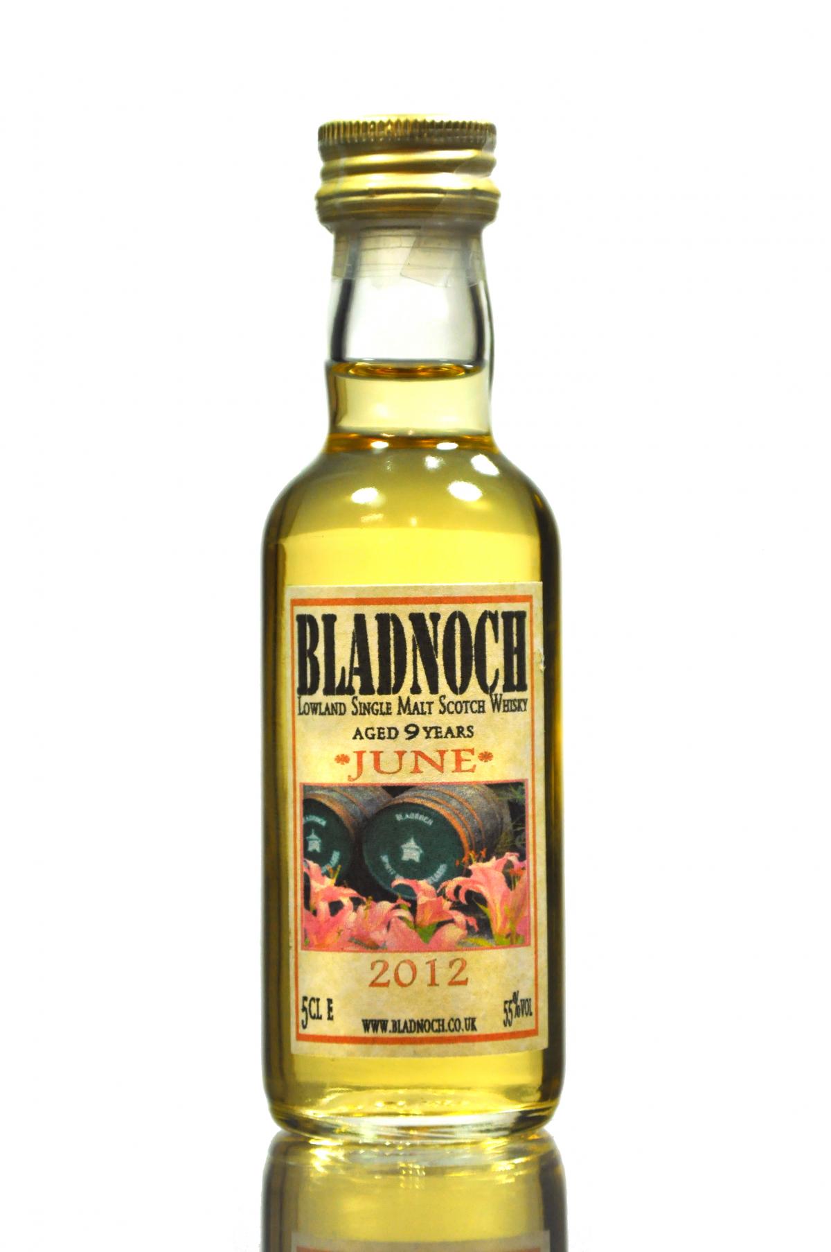 Bladnoch 9 Year Old - June 2012 - Miniature