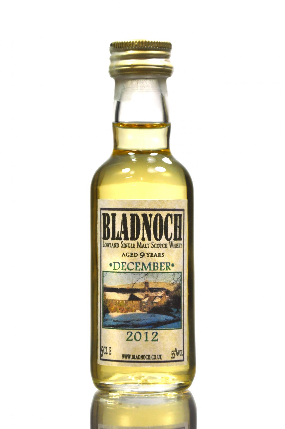 Bladnoch 9 Year Old - December 2012 - Miniature