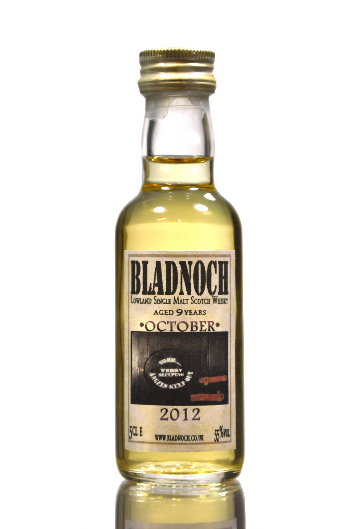 Bladnoch 9 Year Old - October 2012 - Miniature