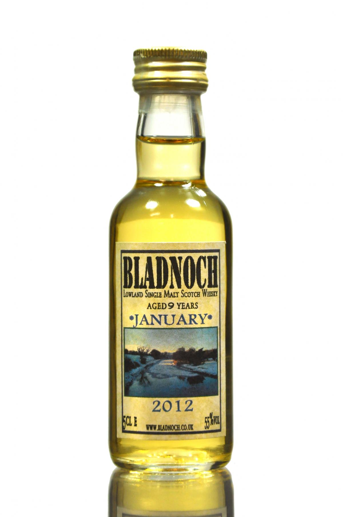 Bladnoch 9 Year Old - January 2012 - Miniature