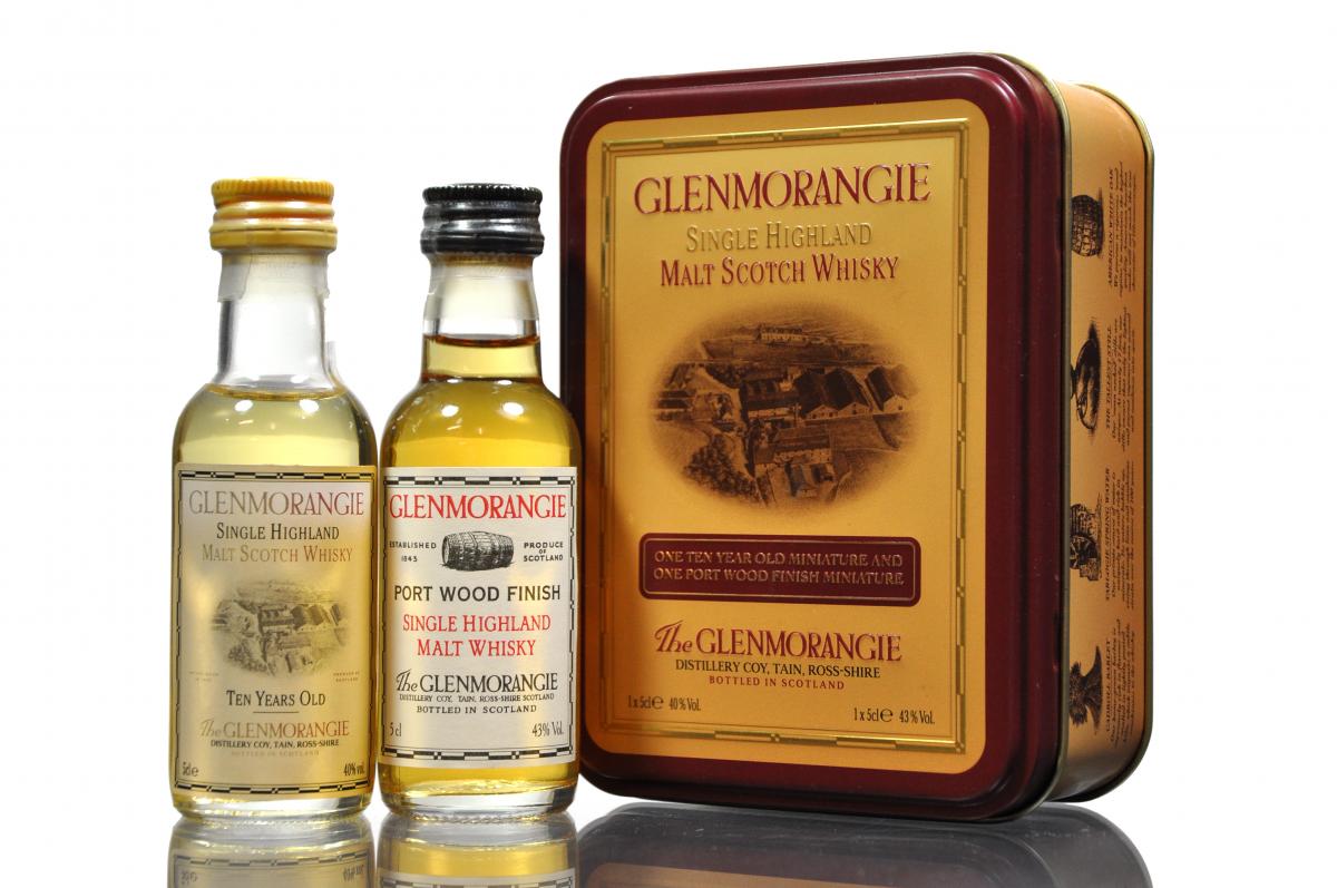 Glenmorangie 10 Year Old & Port Wood Finish Miniatures