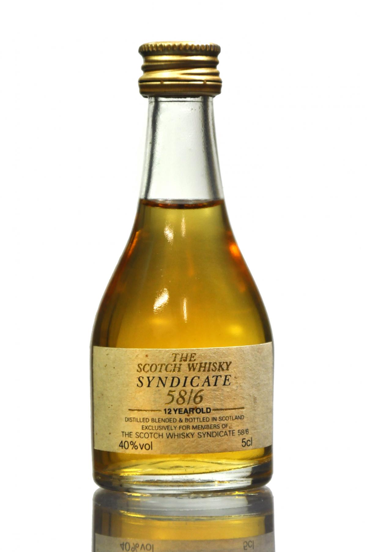 The Scotch Whisky Syndicate 12 Year Old Miniature