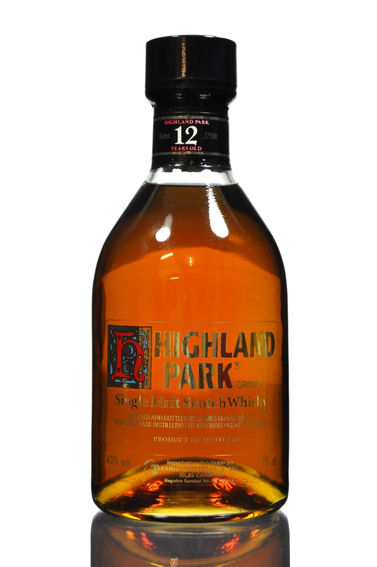 Highland Park 12 Year Old - 1980s