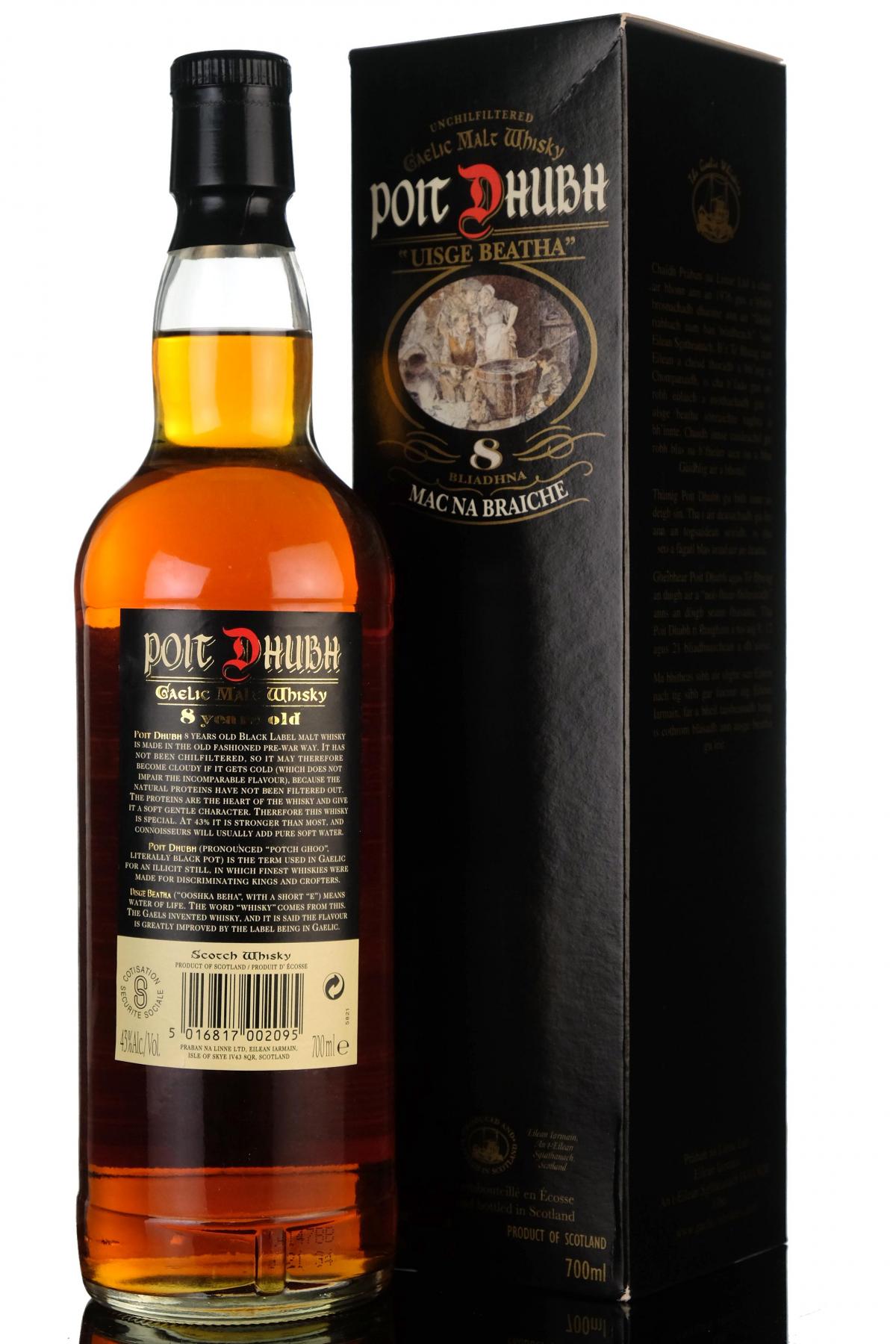 Poit Dhubh 8 Year Old