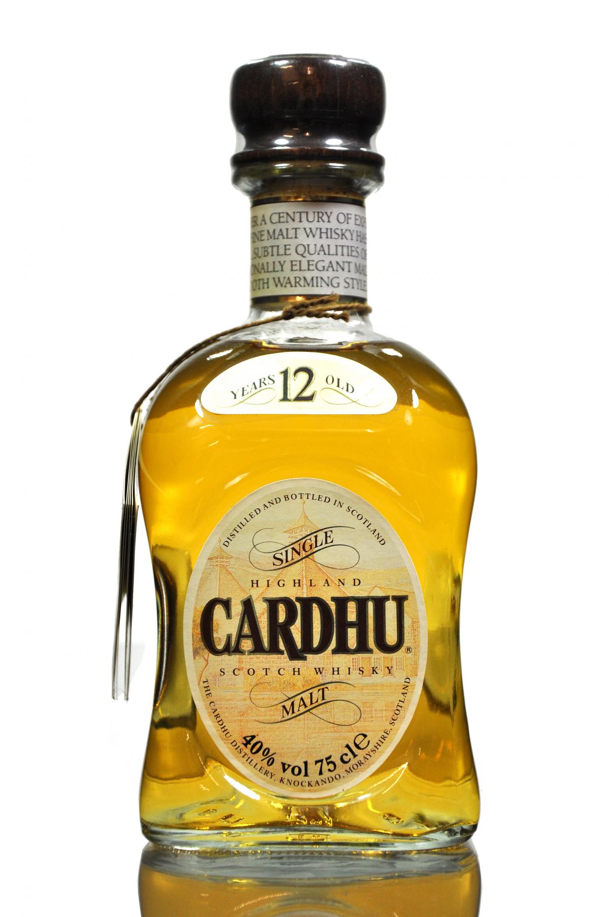 Cardhu 12 Year Old - Circa 1990