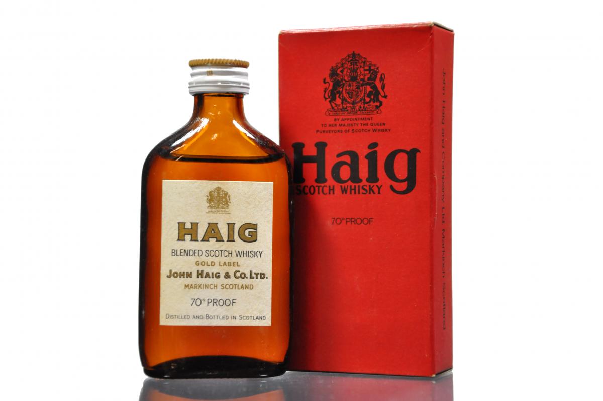 Haig 70 Proof Gold Label - Miniature