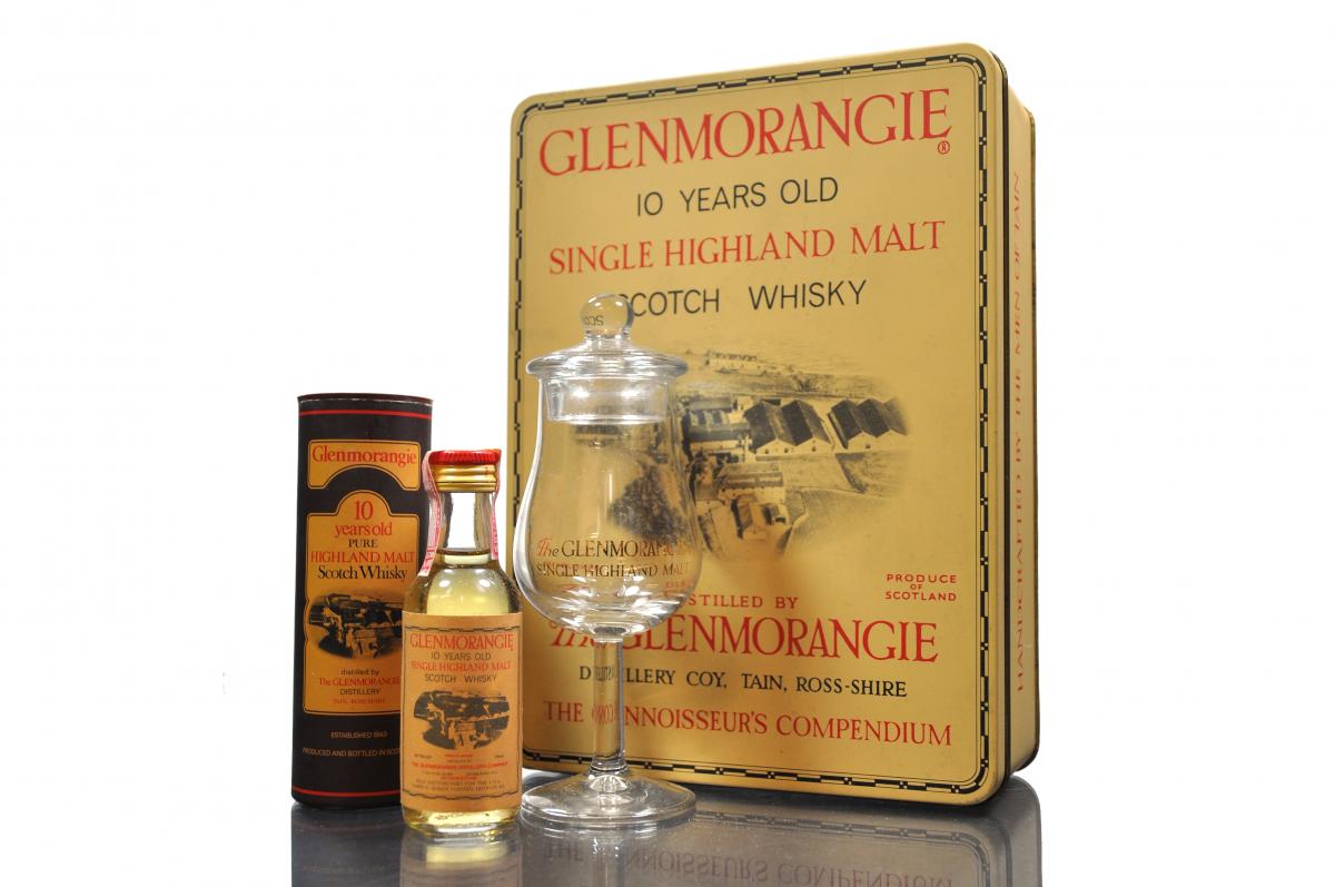 Glenmorangie 10 Year Old Miniature & Glass