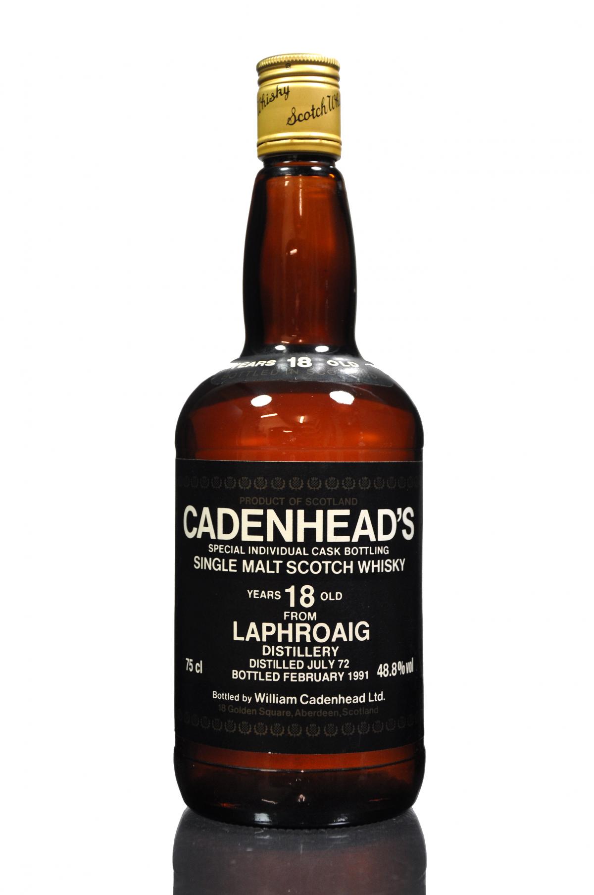 Laphroaig 1972-1991 - 18 Year Old Cadenhead Dumpy