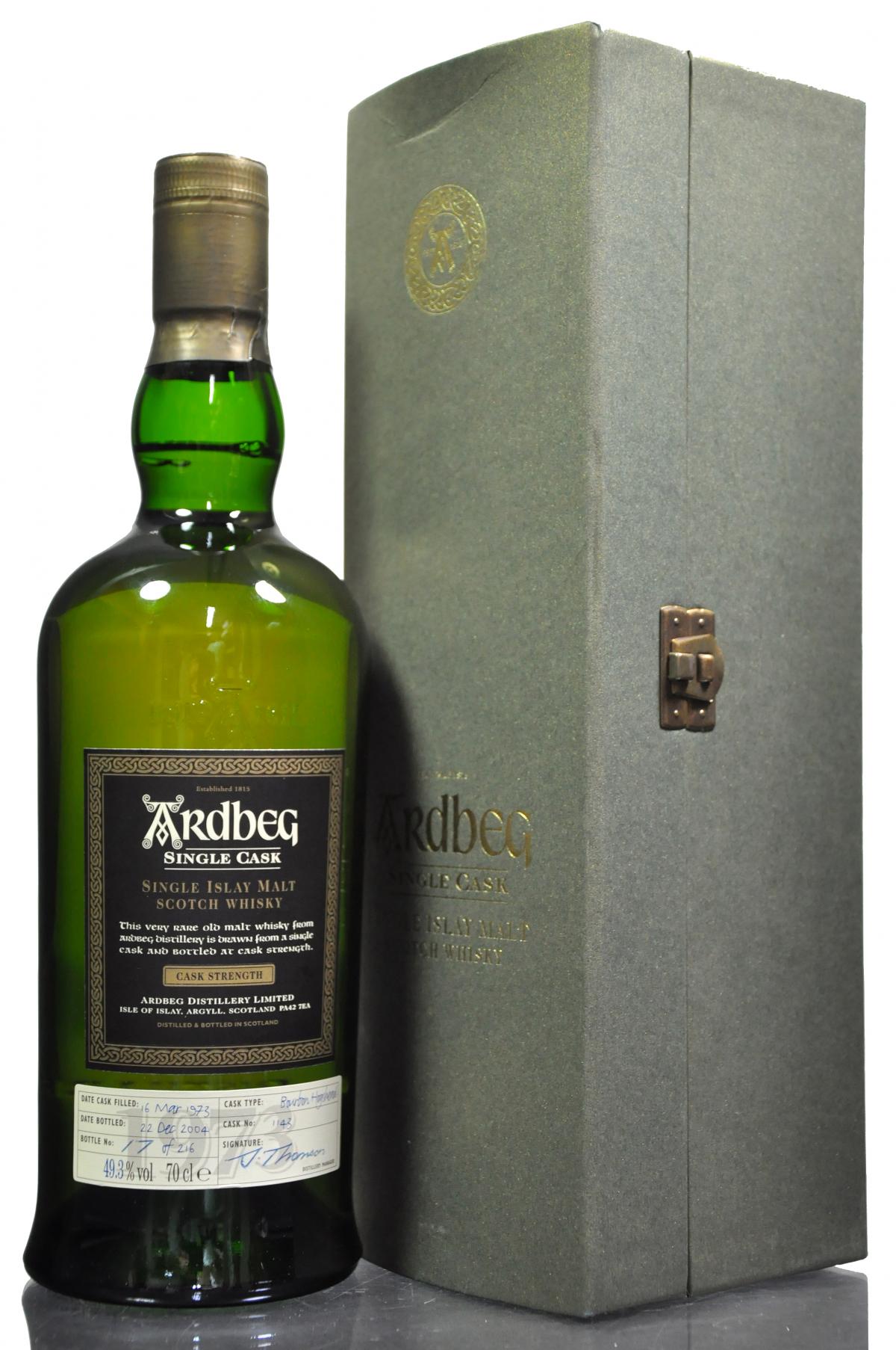 Ardbeg 1973-2004 - Single Cask 1143