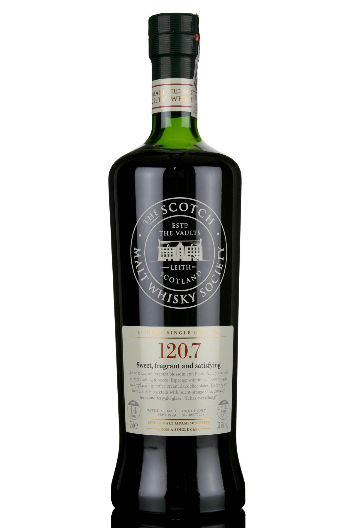 Hakushu 1999  14 Year Old  SMWS 1207