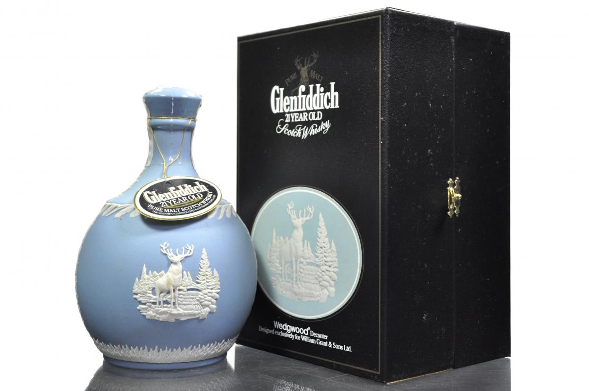 Glenfiddich 21 Year Old - Centenary Wedgwood Decanter 1987