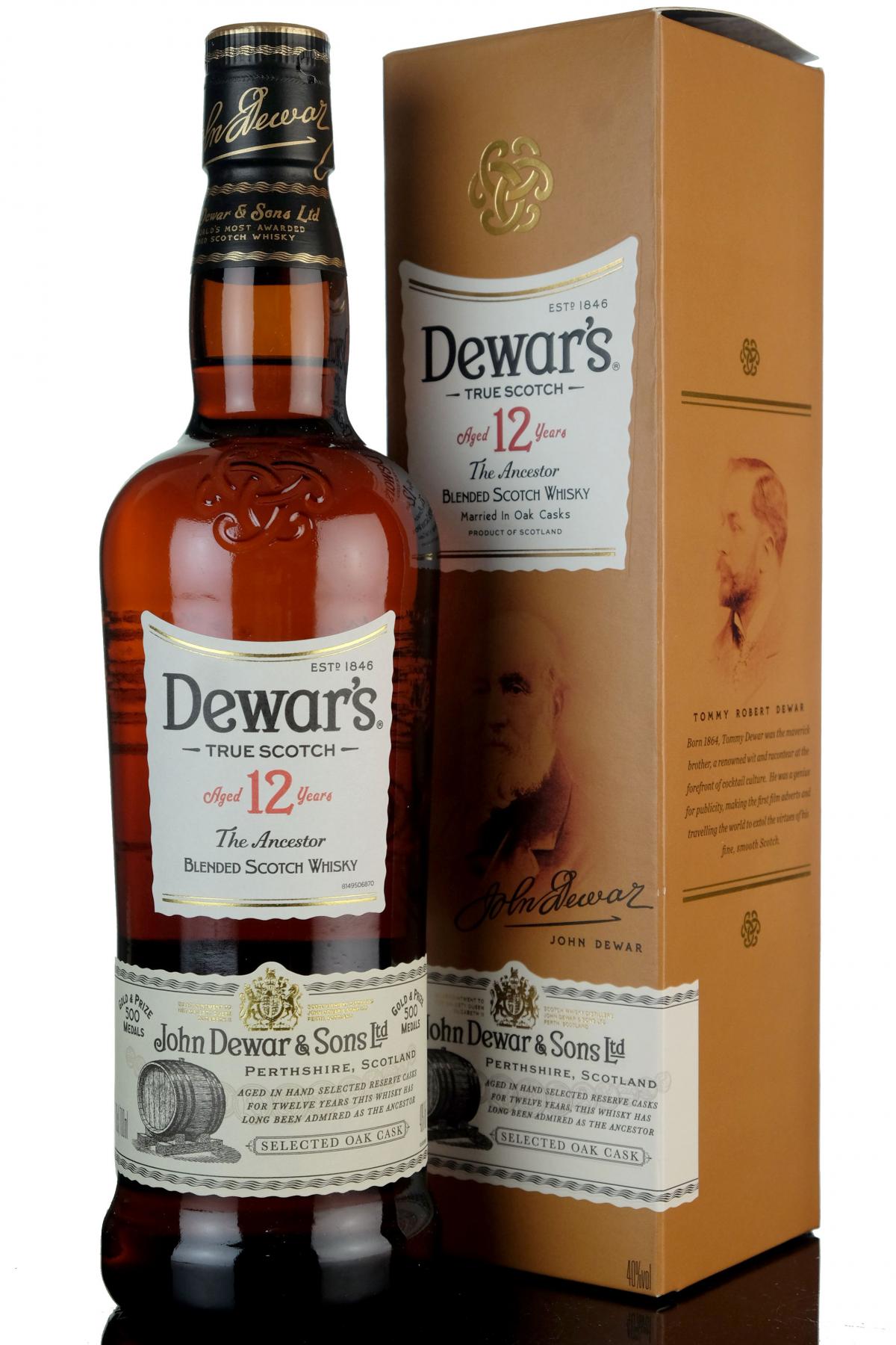 Dewars 12 Year Old - Selected Oak Casks