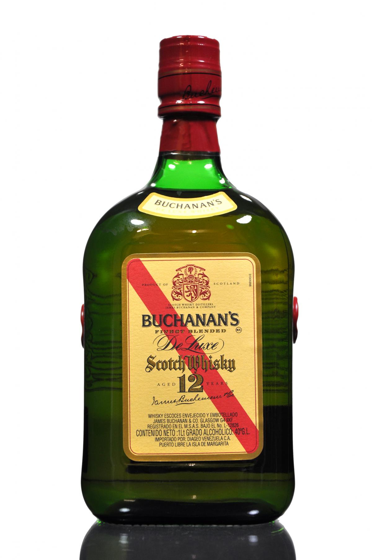 Buchanas 12 Year Old - Venezuelan Import - 1 Litre