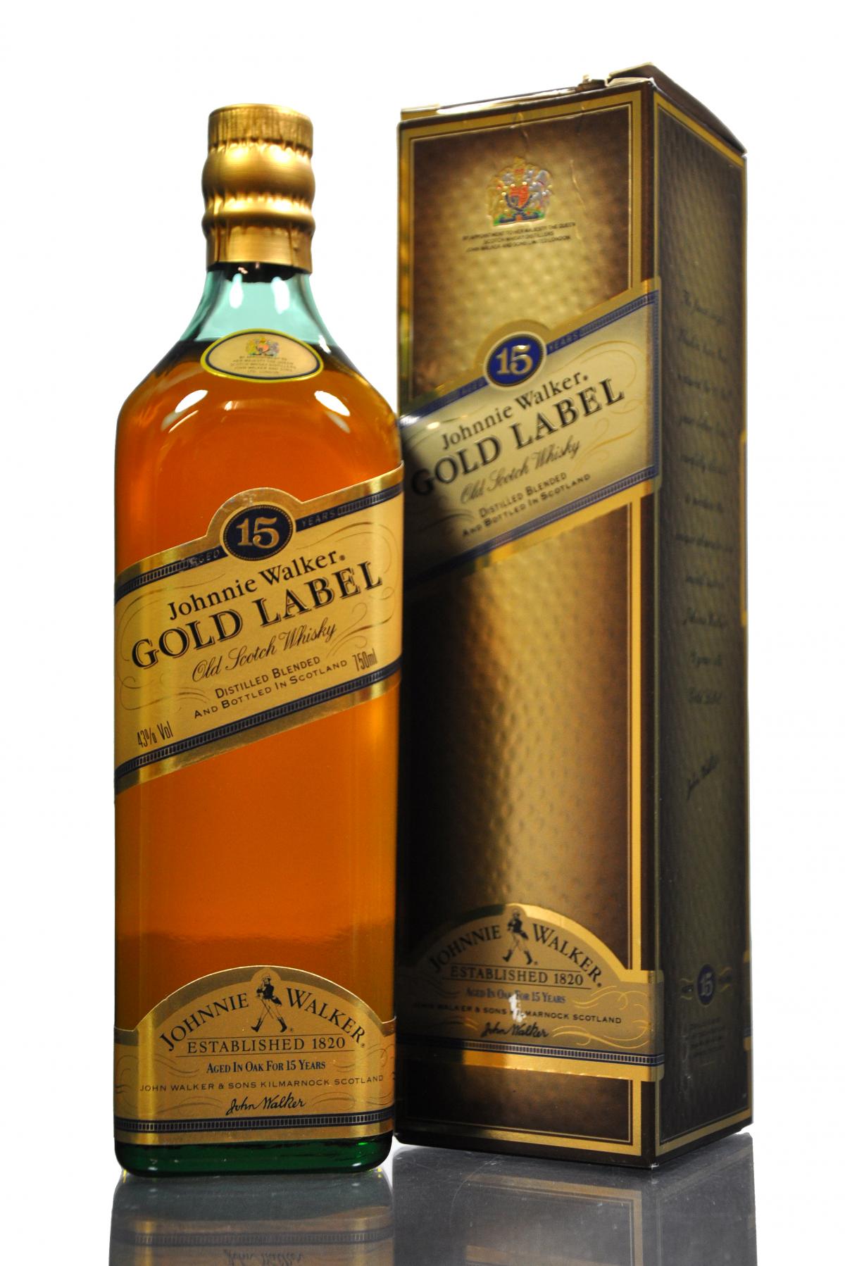 Johnnie Walker 18 Year Old - Gold Label