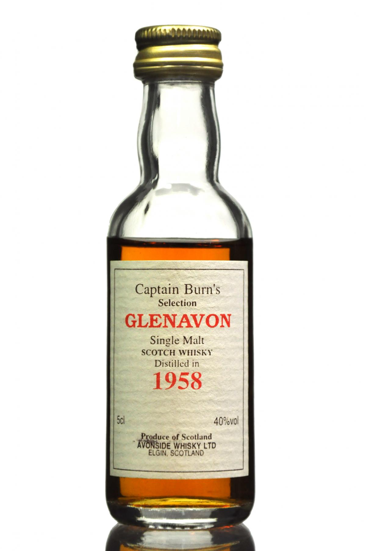 Glenavon 1958 Captain Burns Selection Miniature
