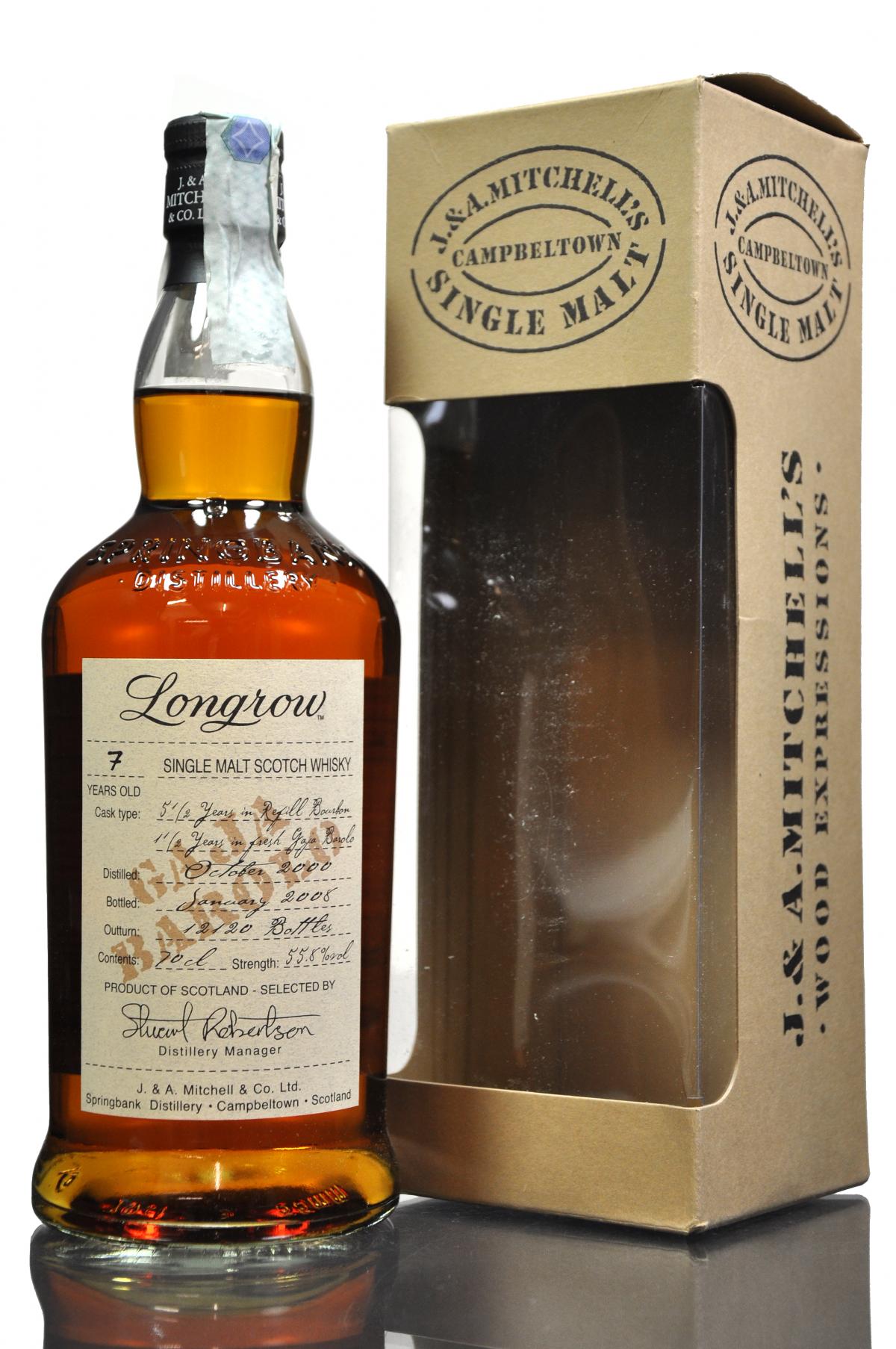 Longrow 2000-2008 - 7 Year Old - Gaja Barolo