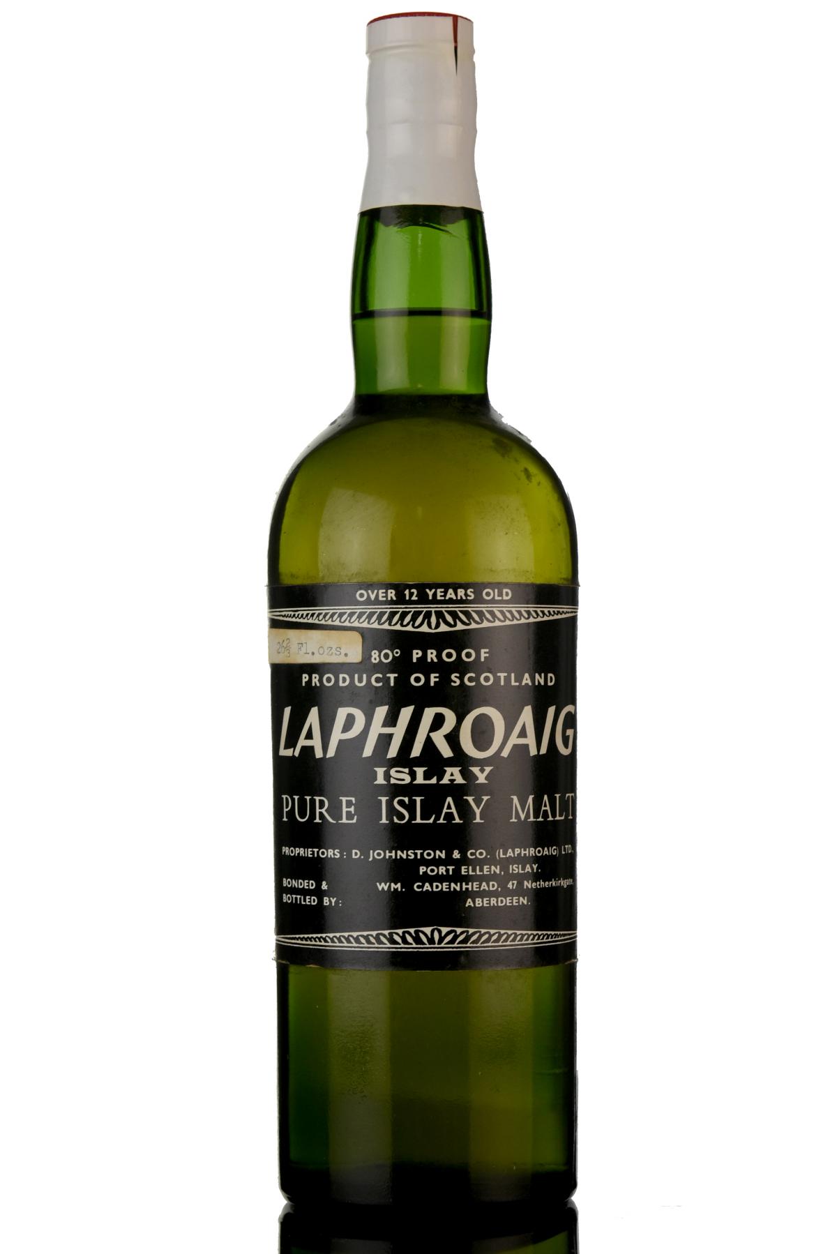 Laphroaig 12 Year Old - Cadenheads - Late 1960s