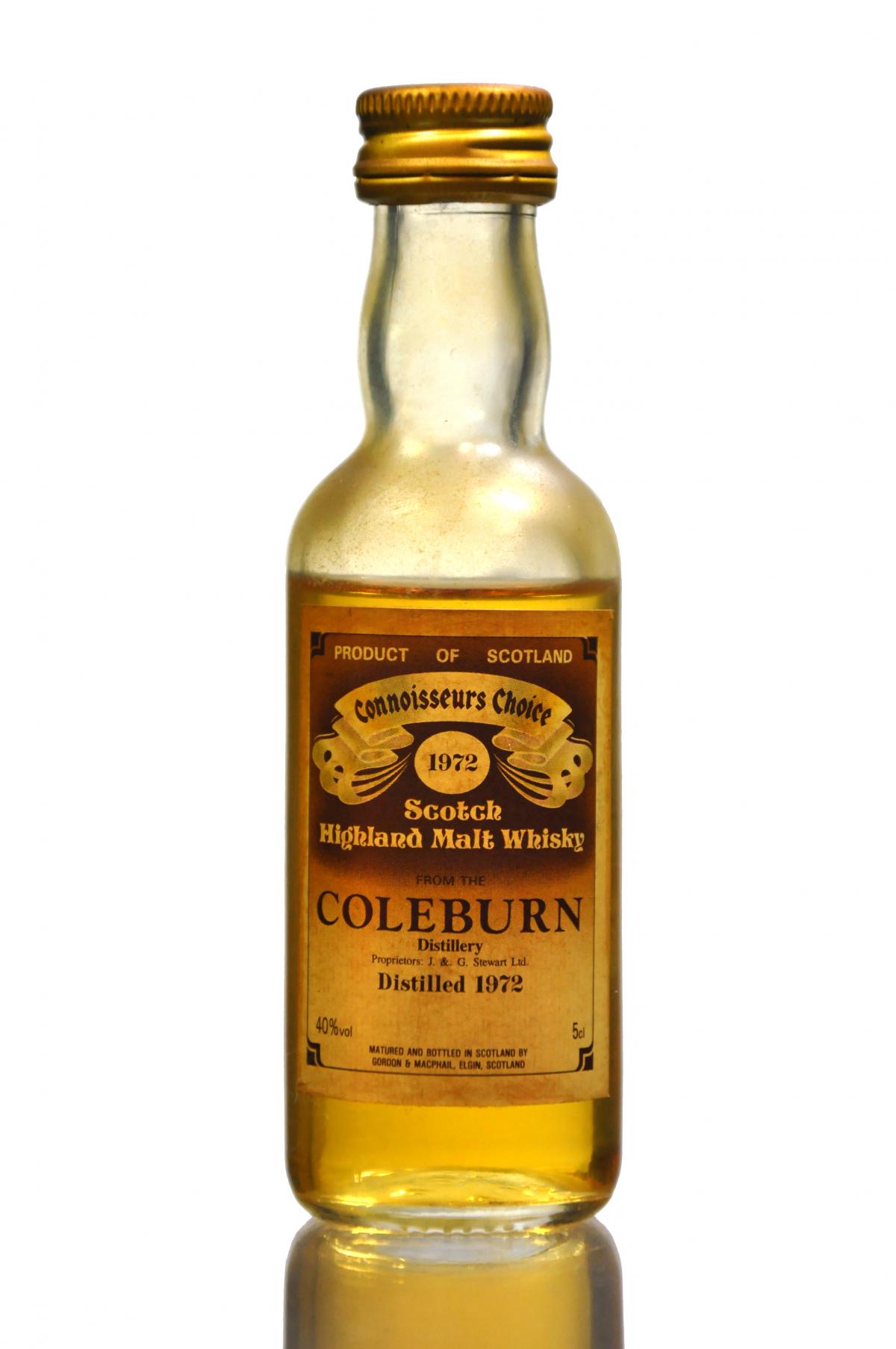 Coleburn 1972 - Connoisseurs Choice Miniature