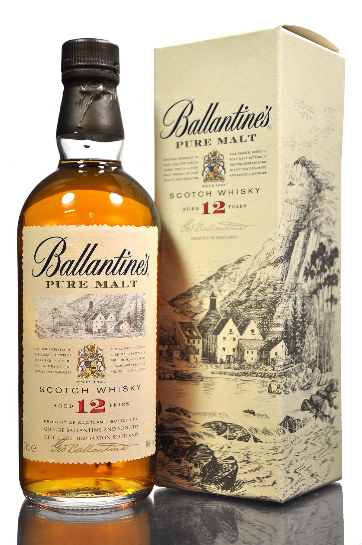 Ballantines Pure Malt - 12 Year Old - Pure Malt